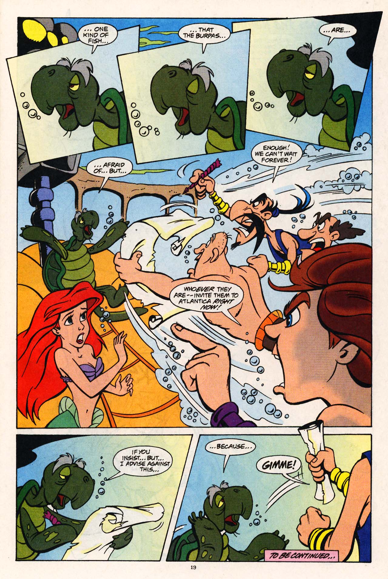 Read online Disney's The Little Mermaid comic -  Issue #7 - 21