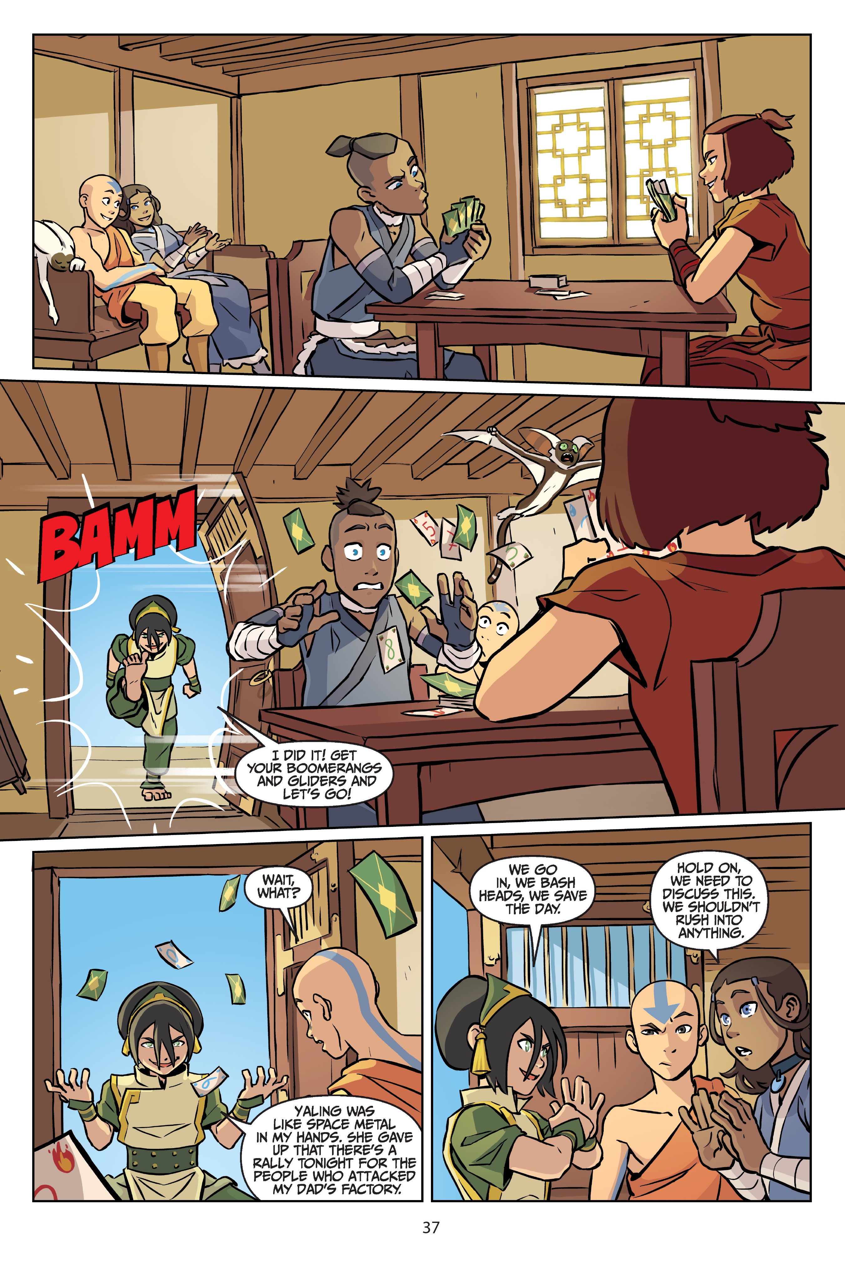 Read online Nickelodeon Avatar: The Last Airbender - Imbalance comic -  Issue # TPB 2 - 38