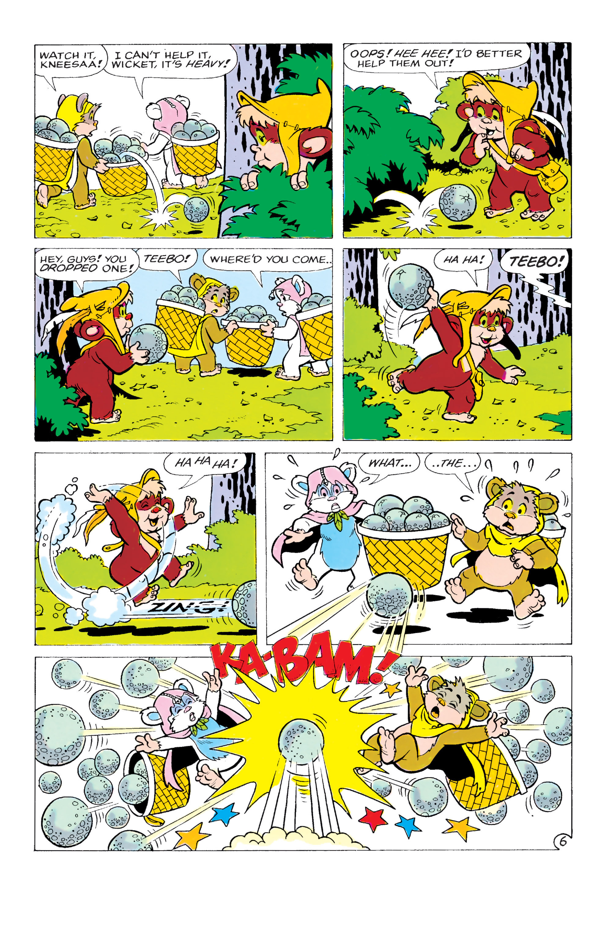 Read online Ewoks comic -  Issue #7 - 7