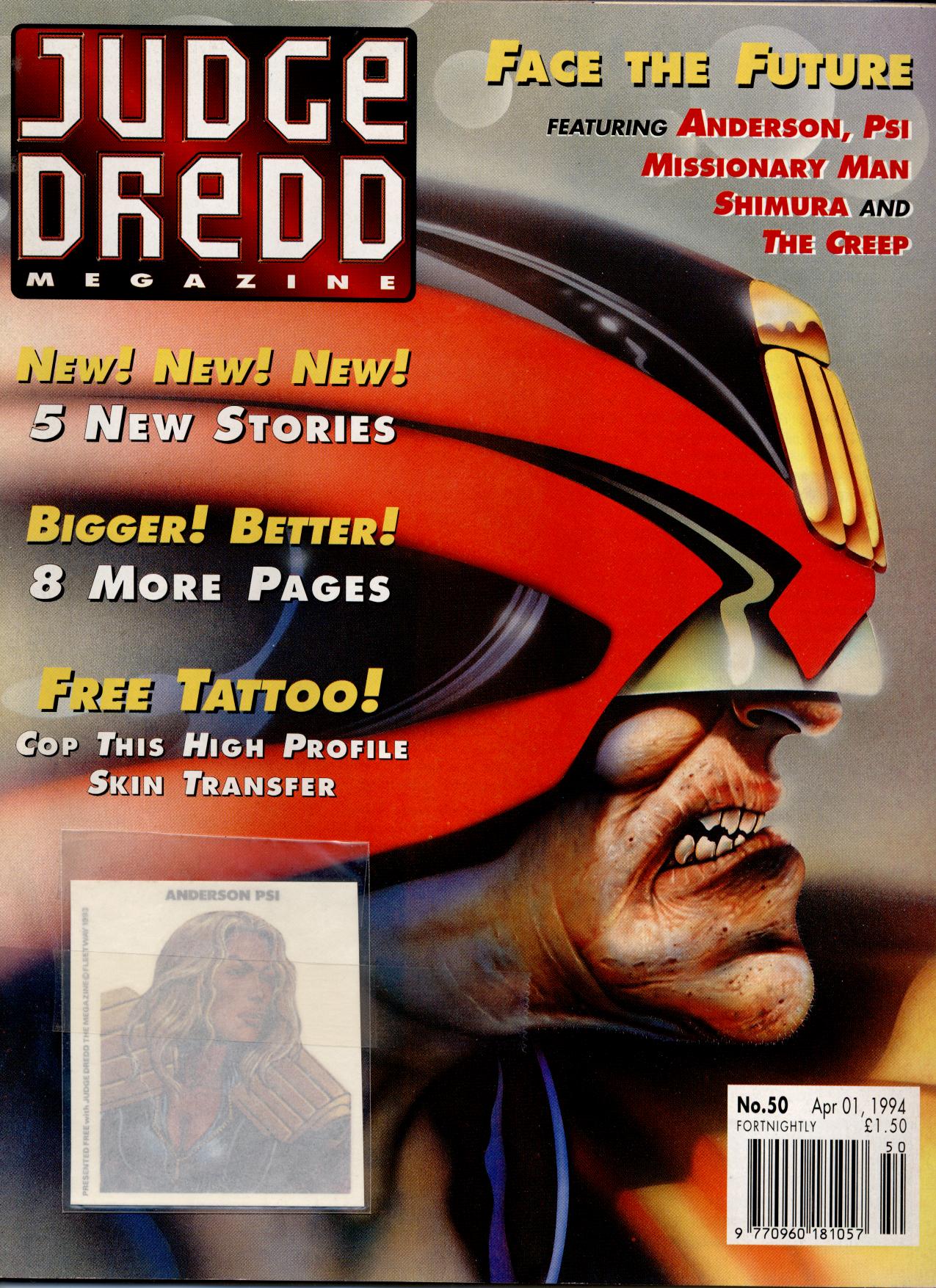 Read online Judge Dredd: The Megazine (vol. 2) comic -  Issue #50 - 1