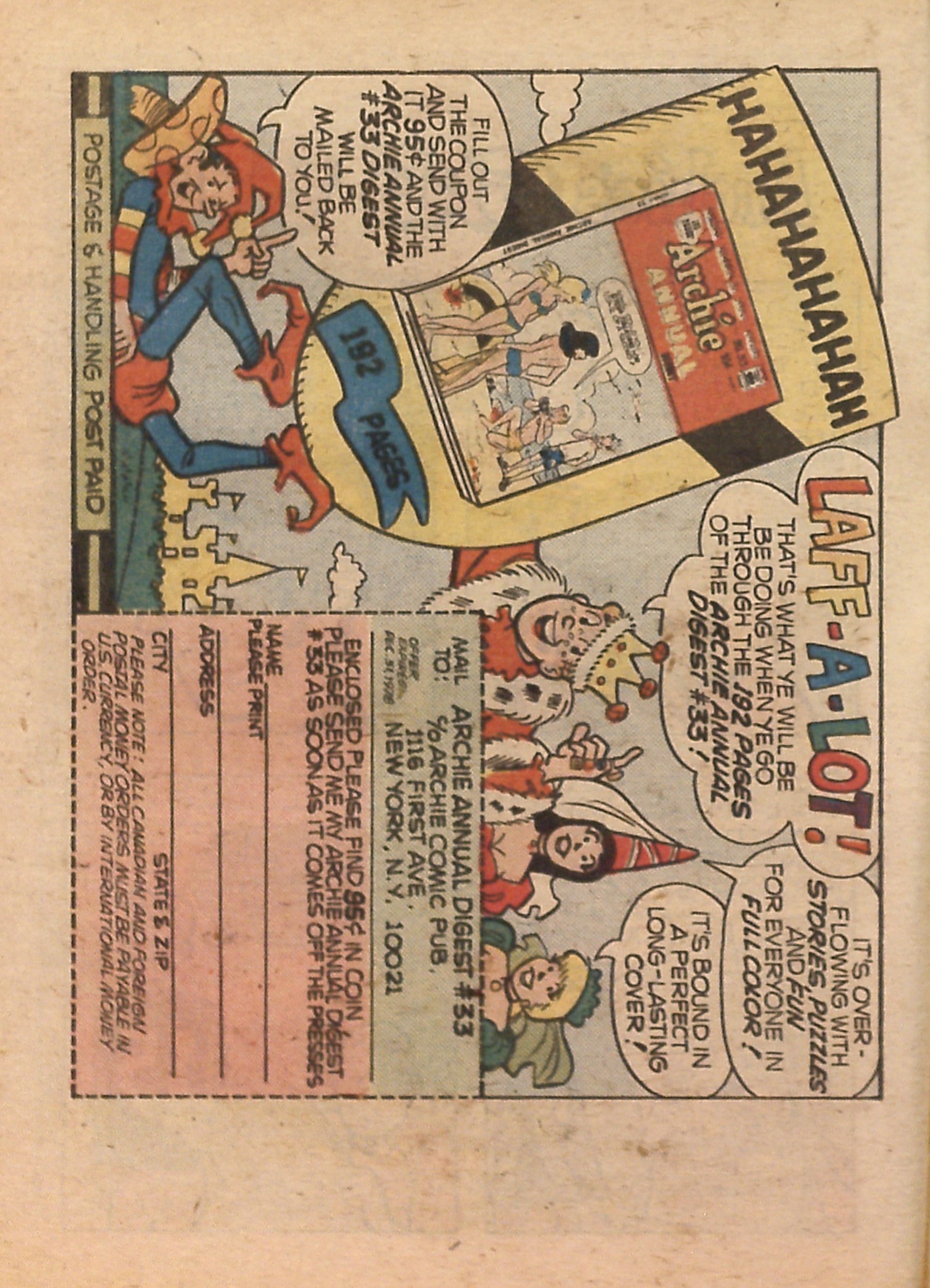 Read online Archie...Archie Andrews, Where Are You? Digest Magazine comic -  Issue #7 - 146