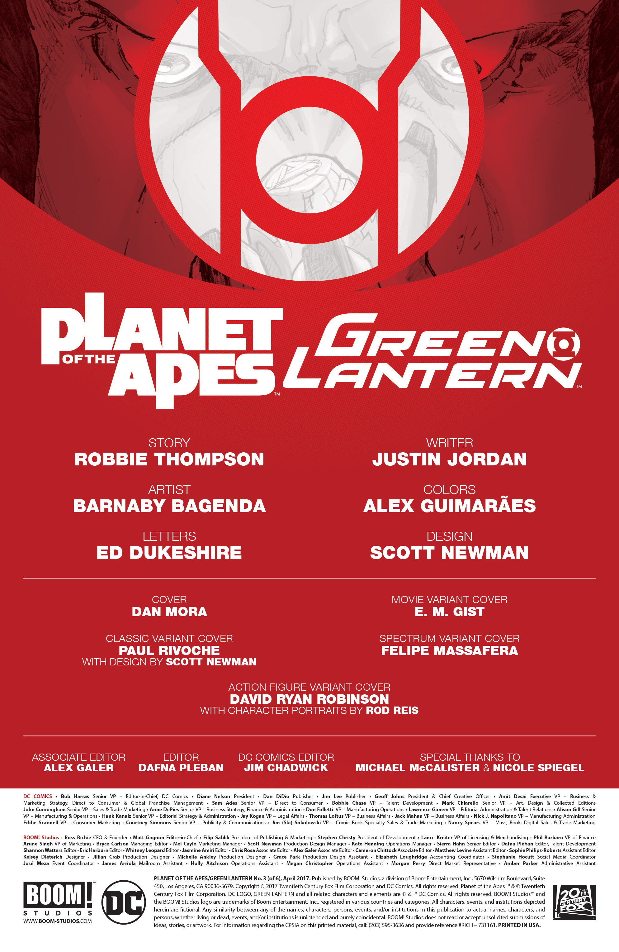 Read online Planet of the Apes/Green Lantern comic -  Issue #3 - 2