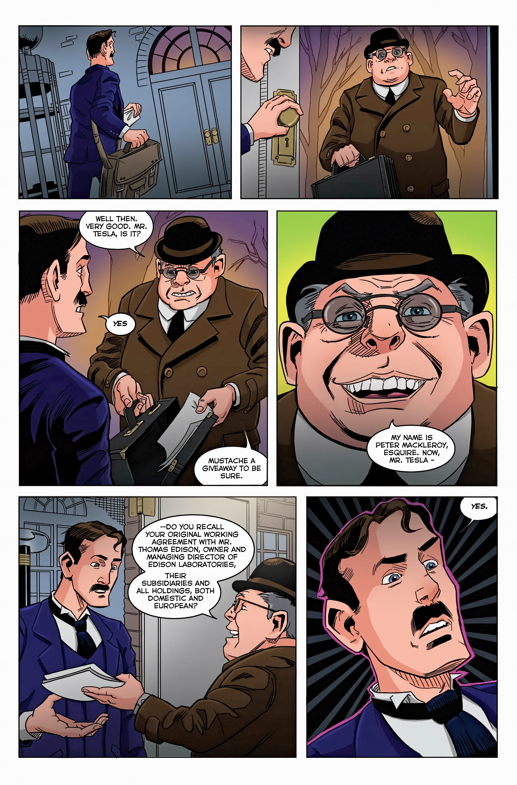 Read online Herald: Lovecraft and Tesla comic -  Issue #1 - 6