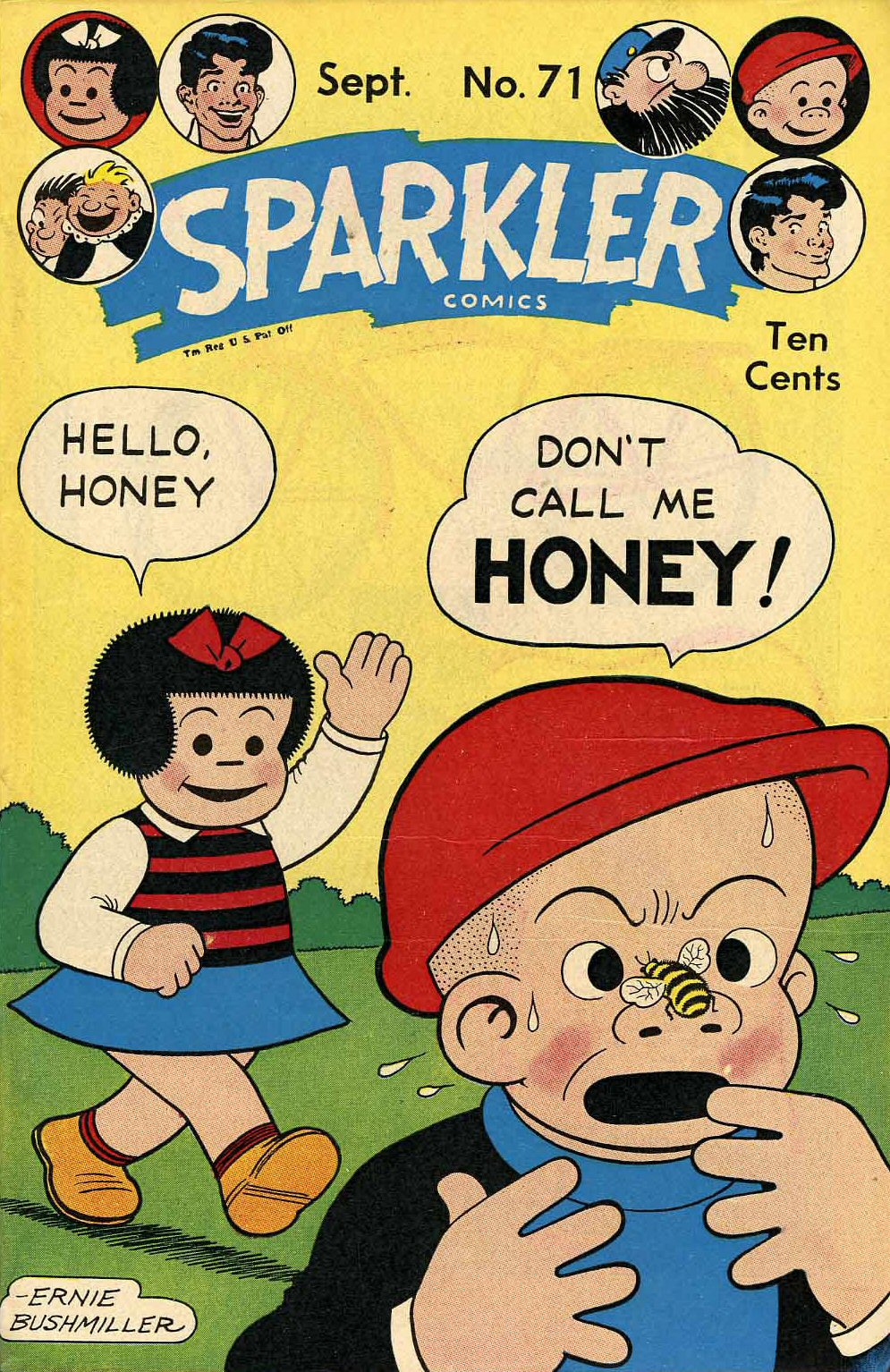 Read online Sparkler Comics comic -  Issue #71 - 1