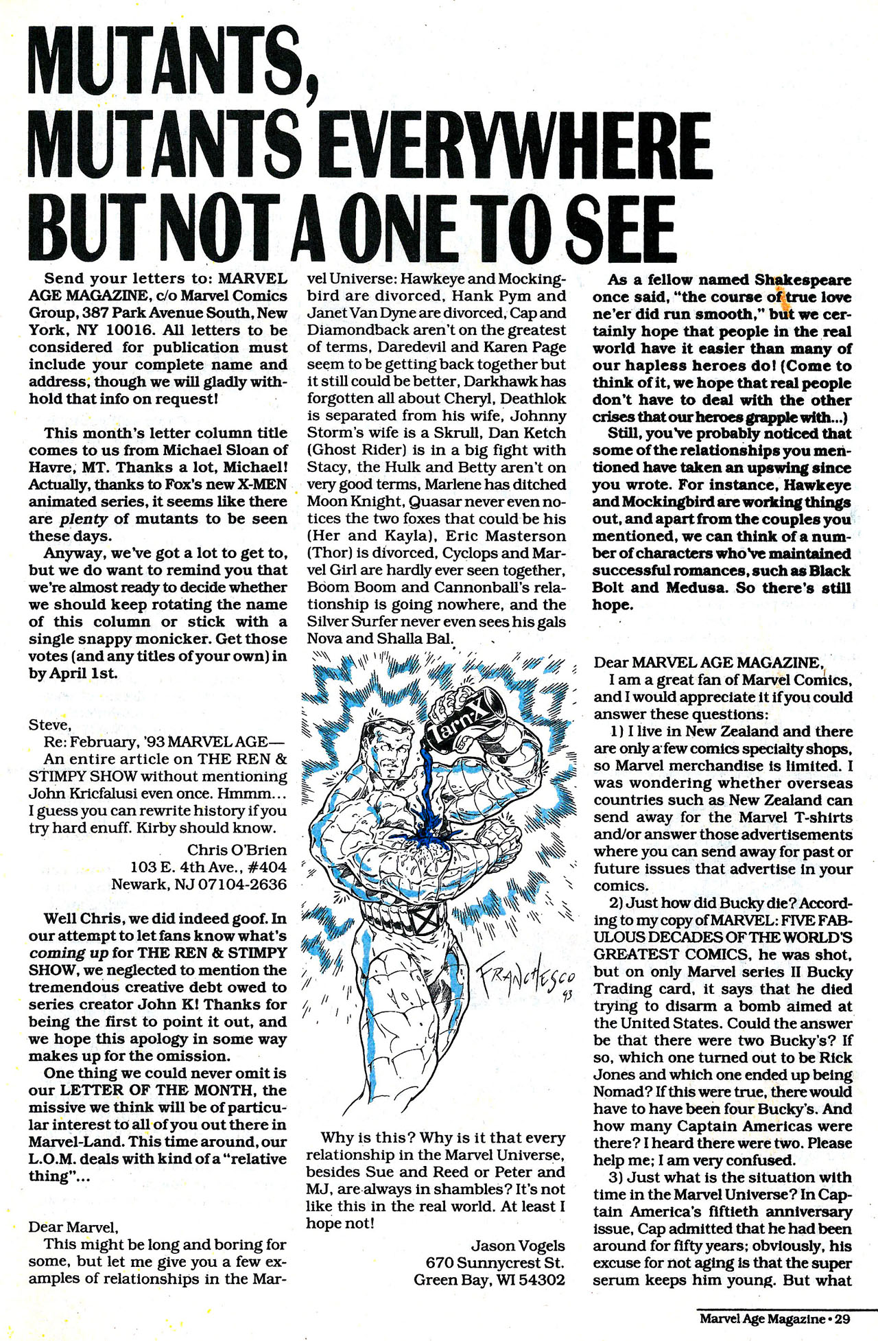 Read online Marvel Age comic -  Issue #124 - 29