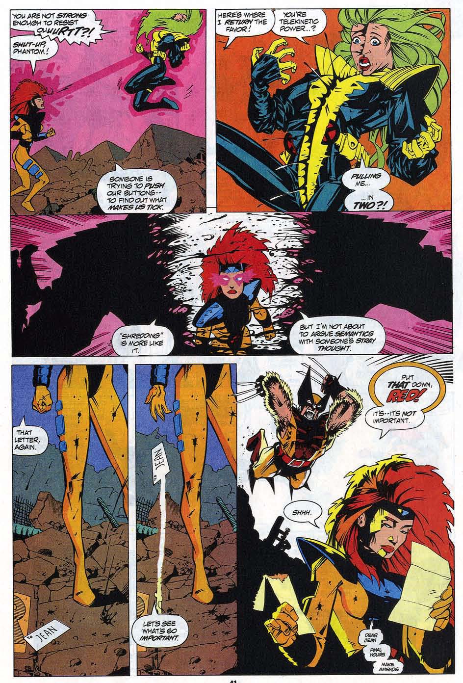 Read online X-Men Annual comic -  Issue #17 - 39