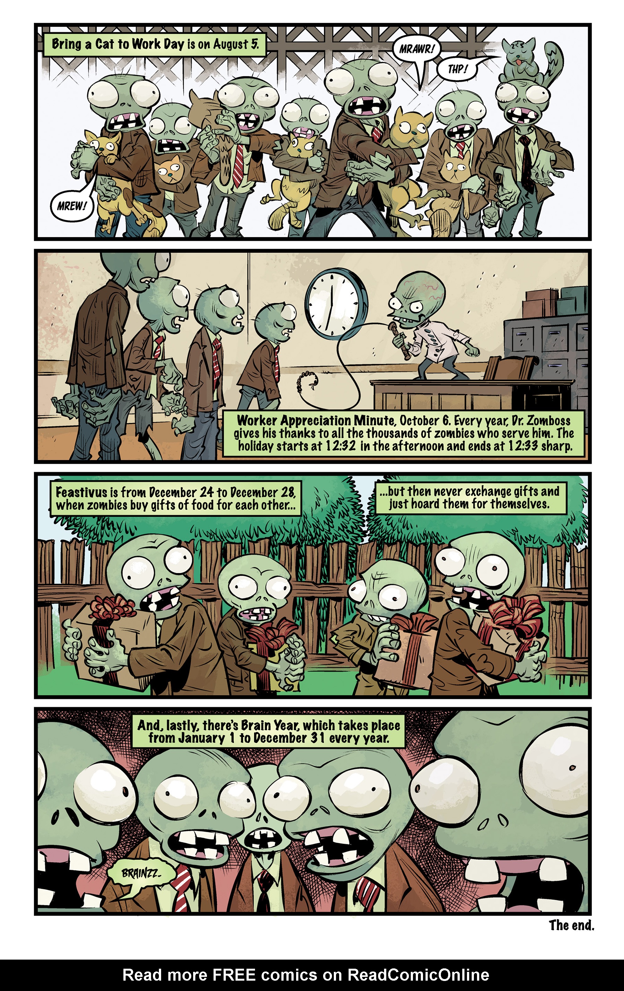 Read online Plants vs. Zombies: Grown Sweet Home comic -  Issue #6 - 24