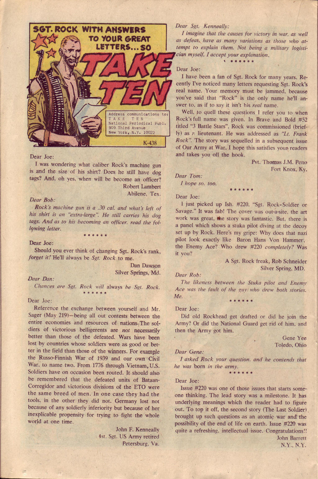 Read online Our Army at War (1952) comic -  Issue #225 - 22