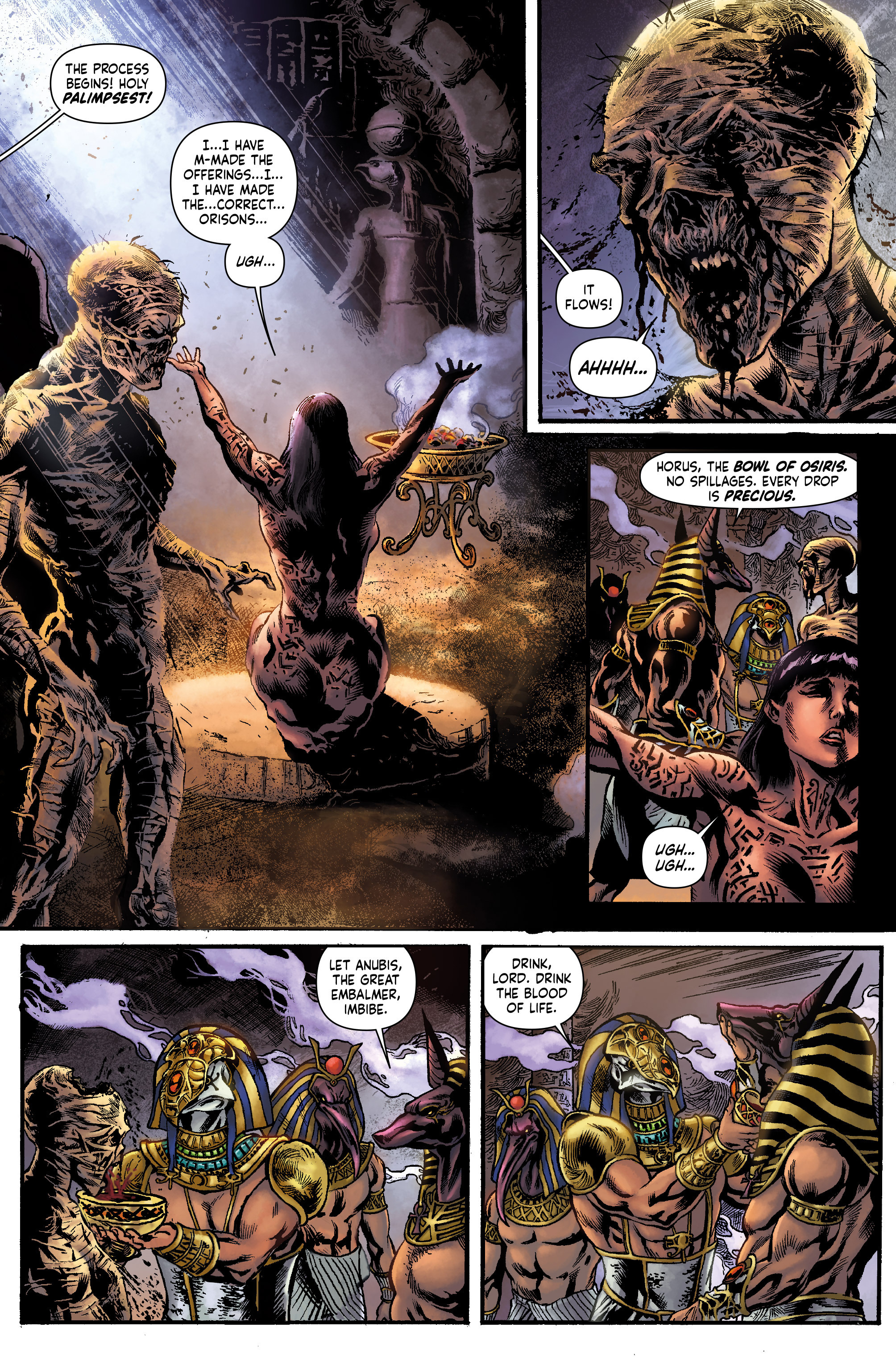 Read online The Mummy comic -  Issue #1 - 9