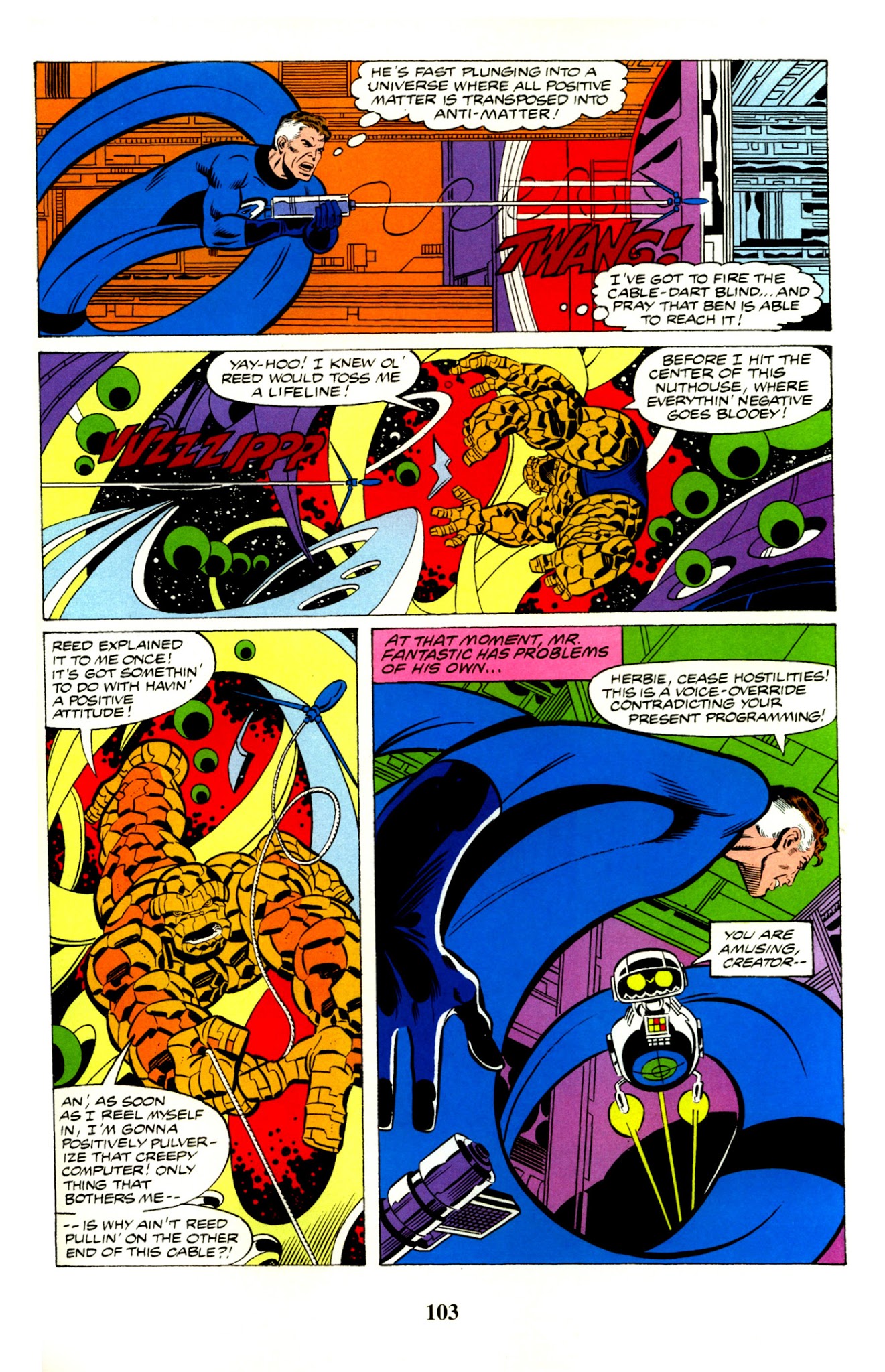 Read online Fantastic Four Visionaries: John Byrne comic -  Issue # TPB 0 - 104