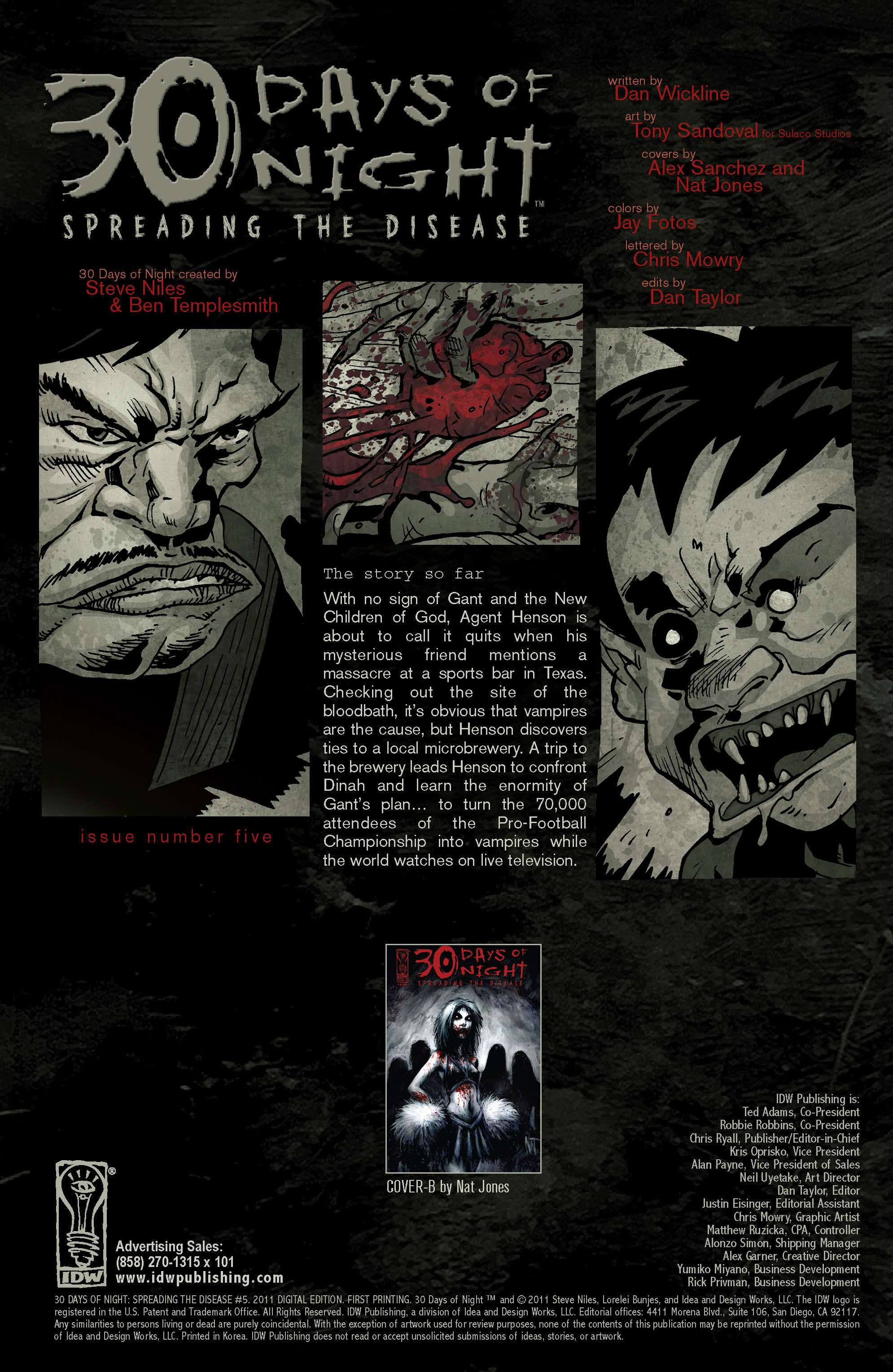 Read online 30 Days of Night: Spreading the Disease comic -  Issue #5 - 5