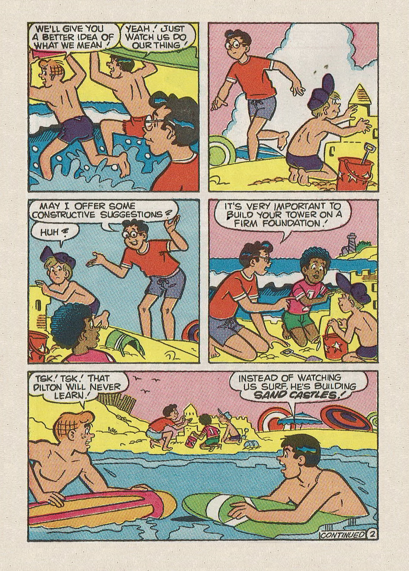 Read online Jughead Jones Comics Digest comic -  Issue #70 - 107