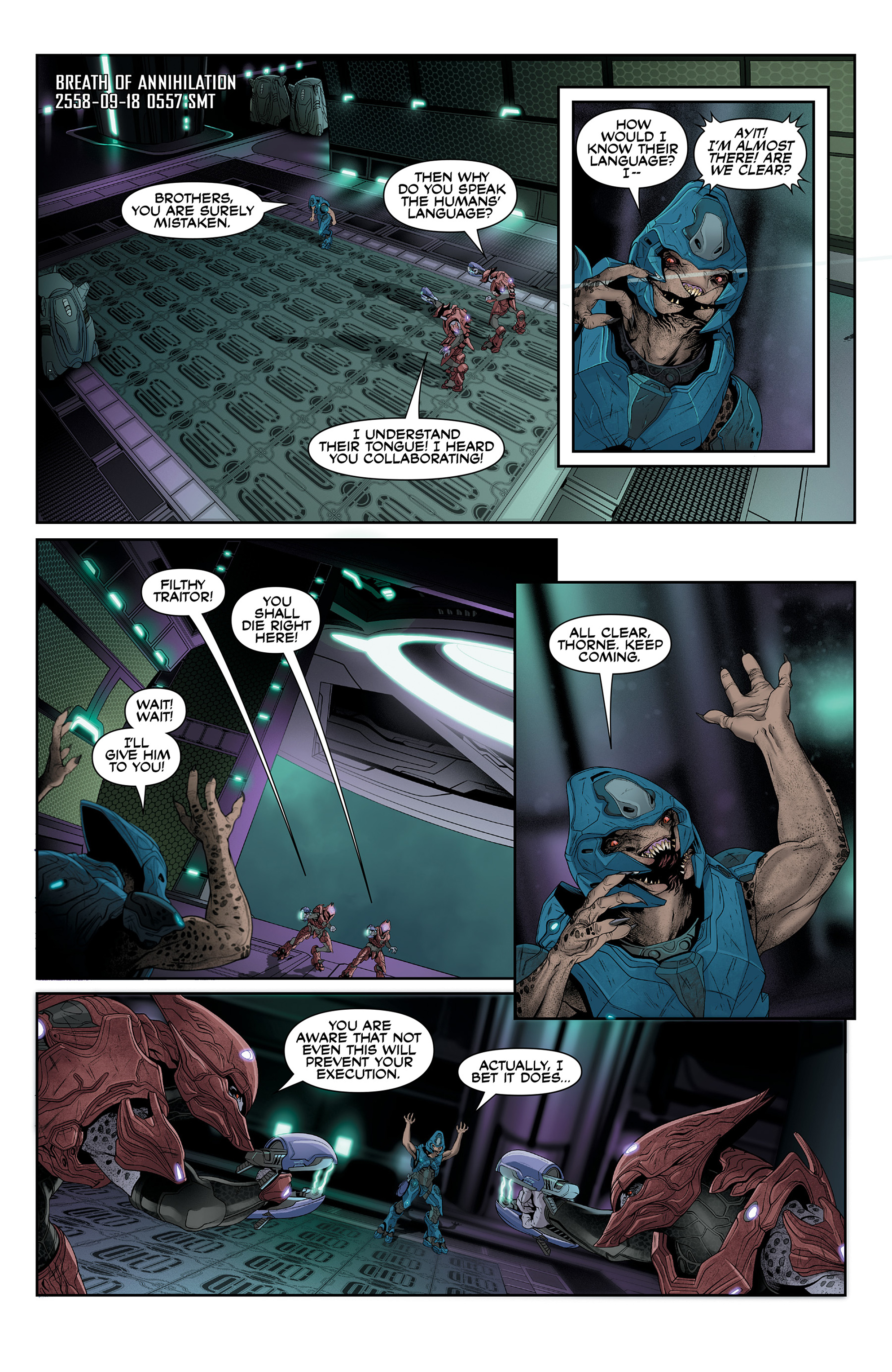 Read online Halo: Escalation comic -  Issue #24 - 11