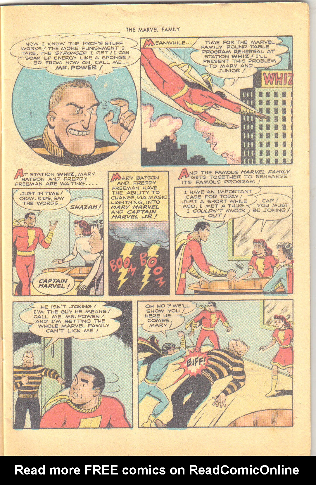 Read online The Marvel Family comic -  Issue #26 - 9