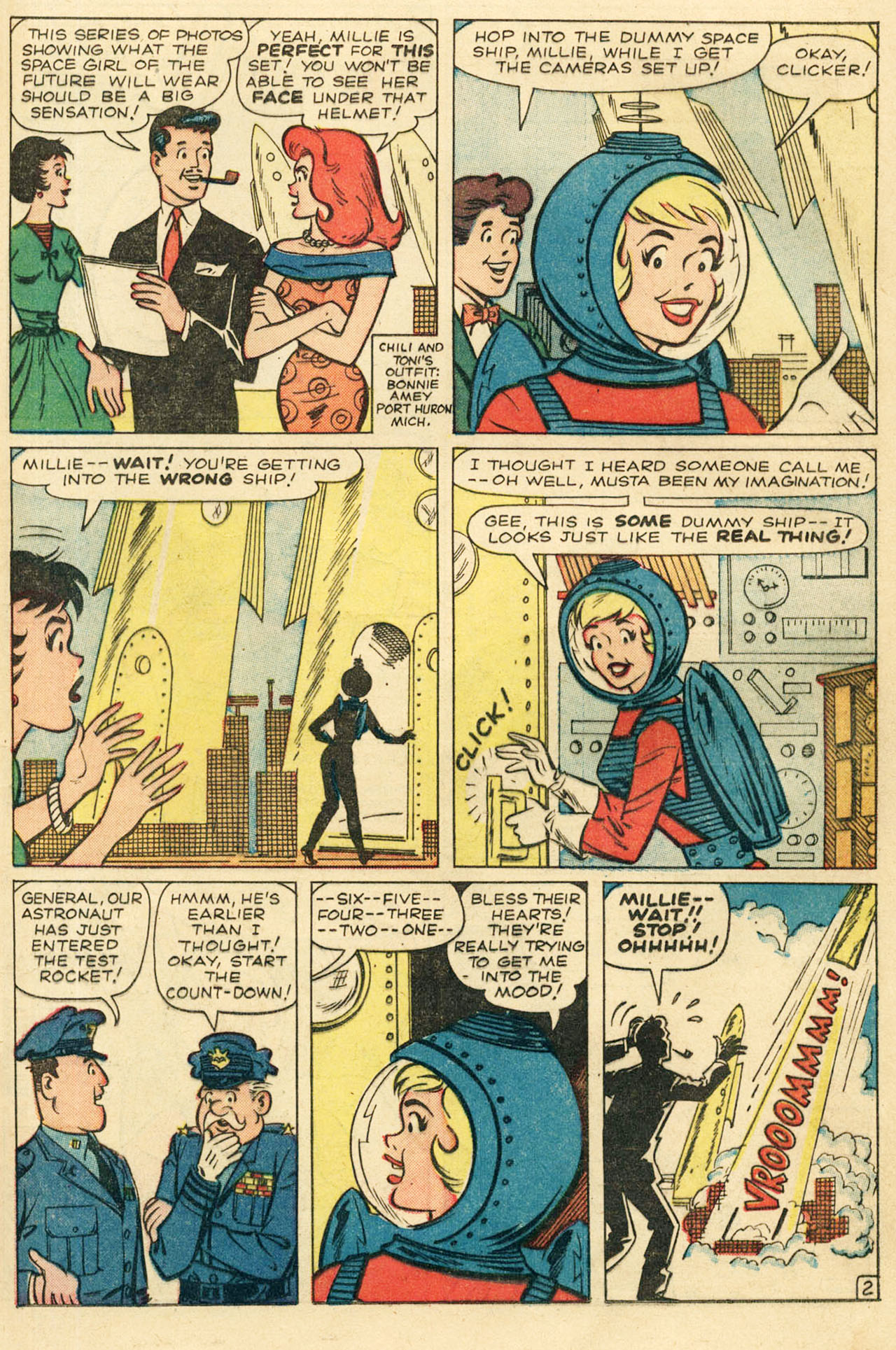 Read online Millie the Model comic -  Issue #105 - 21