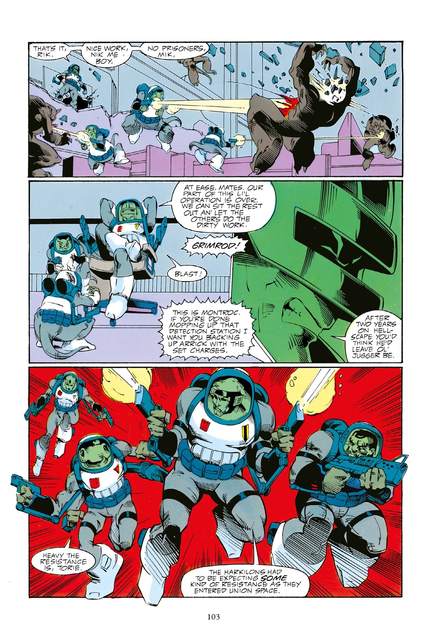 Read online Alien Legion: Dead and Buried comic -  Issue # TPB - 102