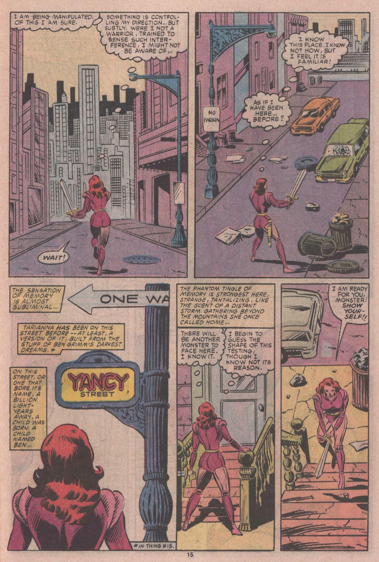 Read online The Thing comic -  Issue #20 - 21