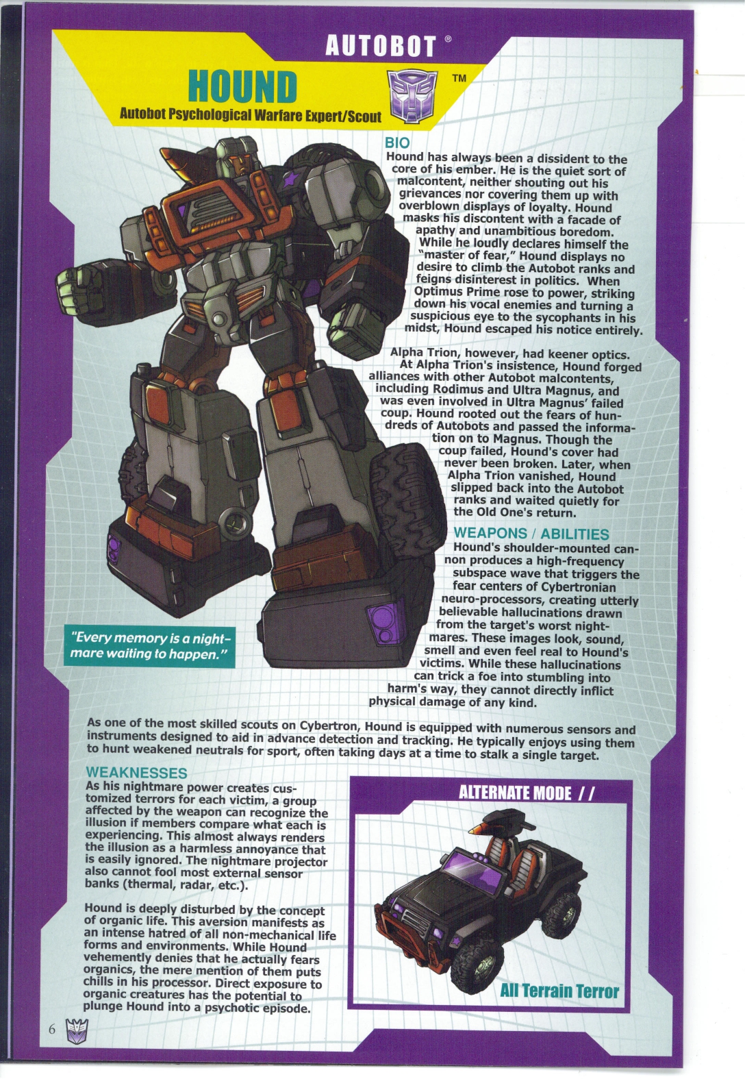 Read online Transformers: Collectors' Club comic -  Issue #28 - 6