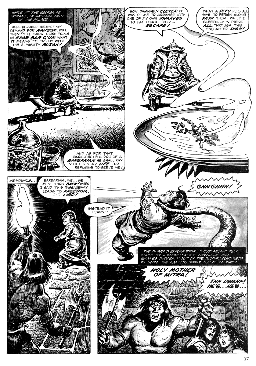 Read online The Savage Sword Of Conan comic -  Issue #71 - 37