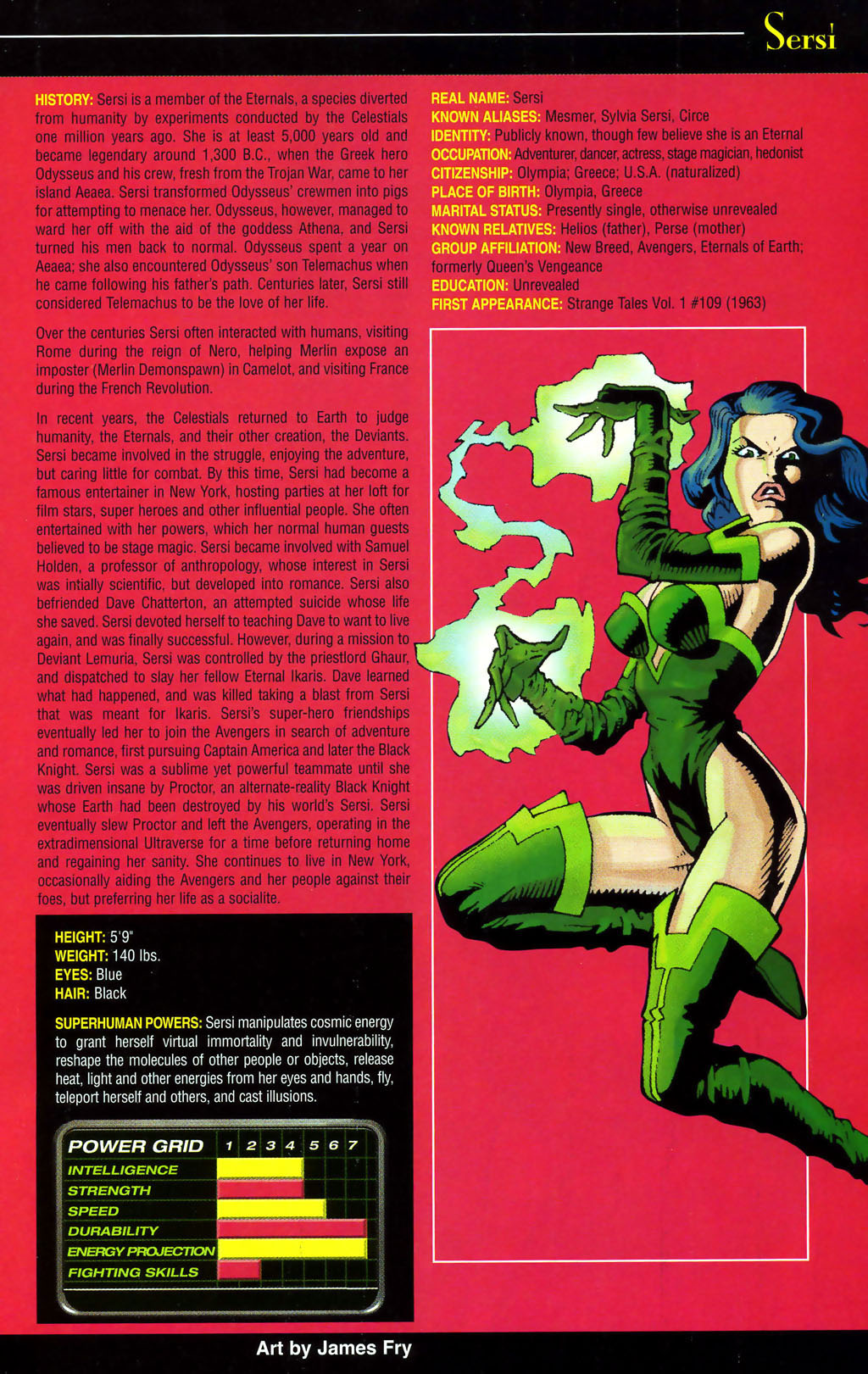 Read online Official Handbook of the Marvel Universe: Women of Marvel 2005 comic -  Issue # Full - 37