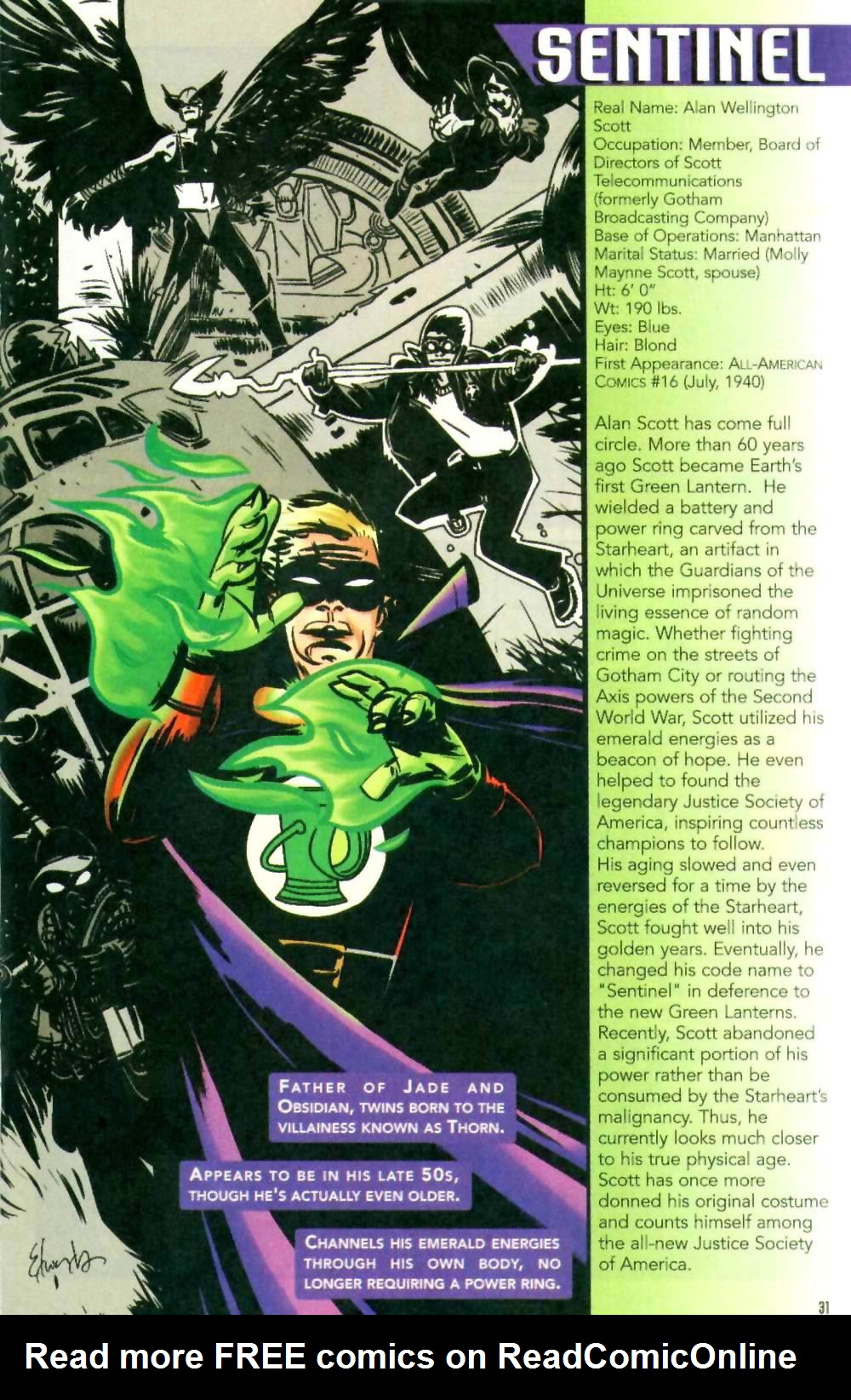 Read online Green Lantern Secret Files comic -  Issue #2 - 30