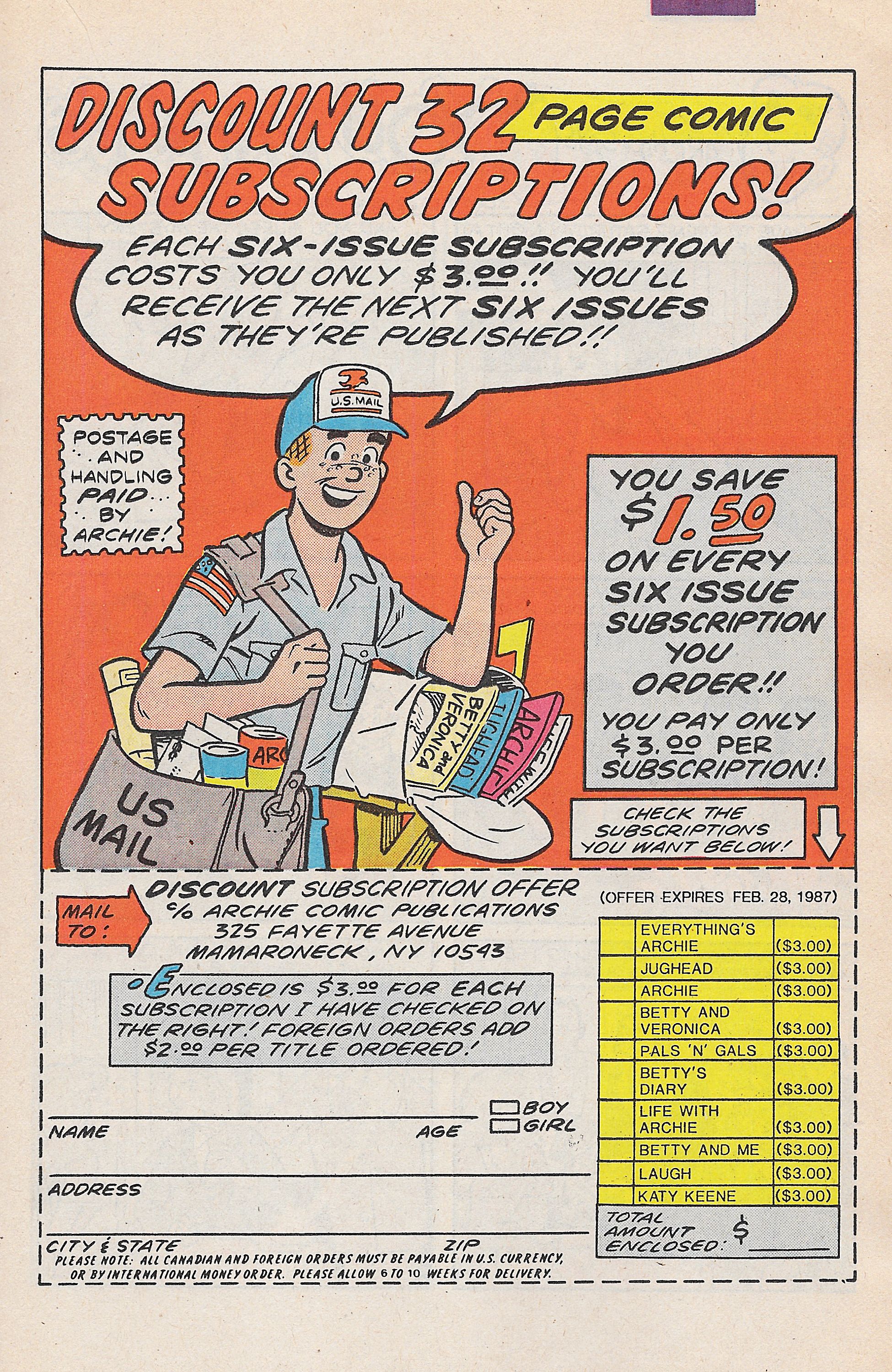 Read online Archie's Pals 'N' Gals (1952) comic -  Issue #186 - 19