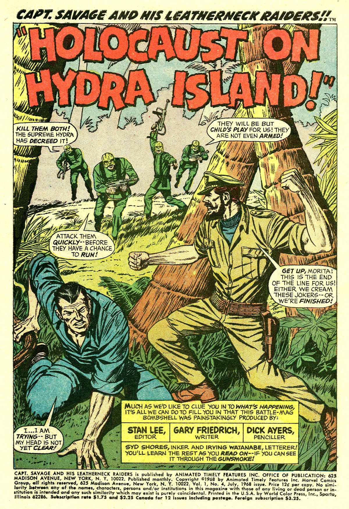 Read online Captain Savage and his Leatherneck Raiders comic -  Issue #4 - 3