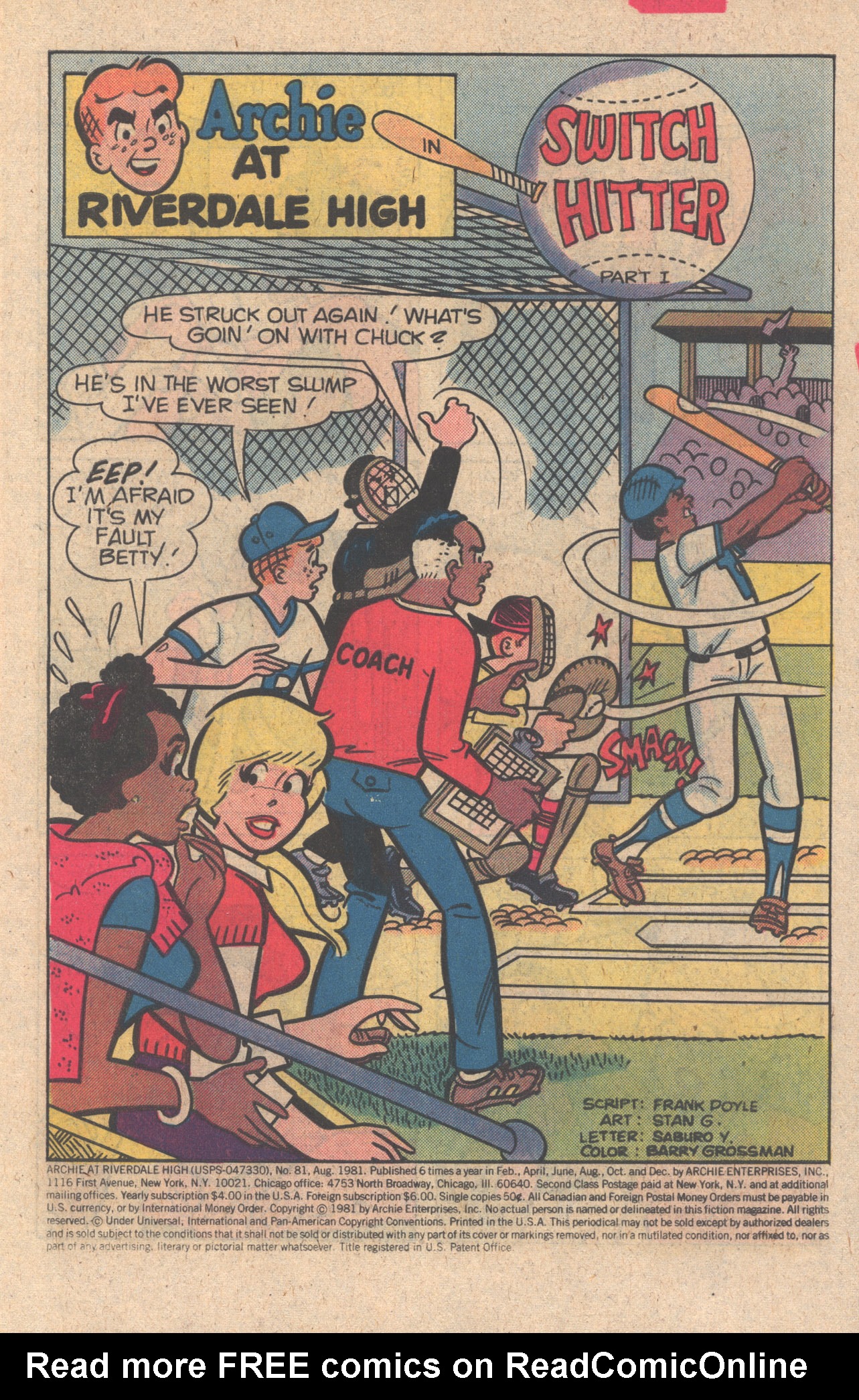 Read online Archie at Riverdale High (1972) comic -  Issue #81 - 3