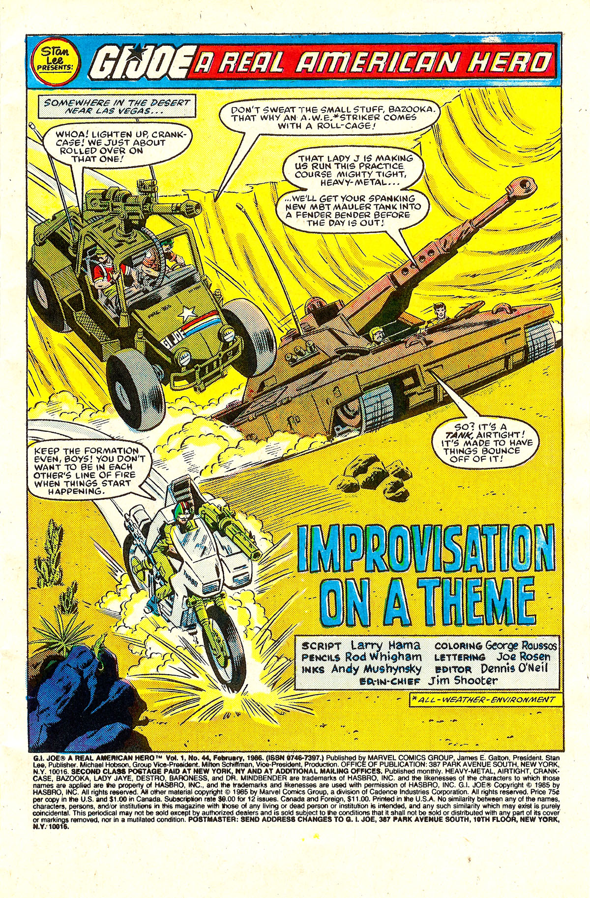 Read online G.I. Joe: A Real American Hero comic -  Issue #44 - 2