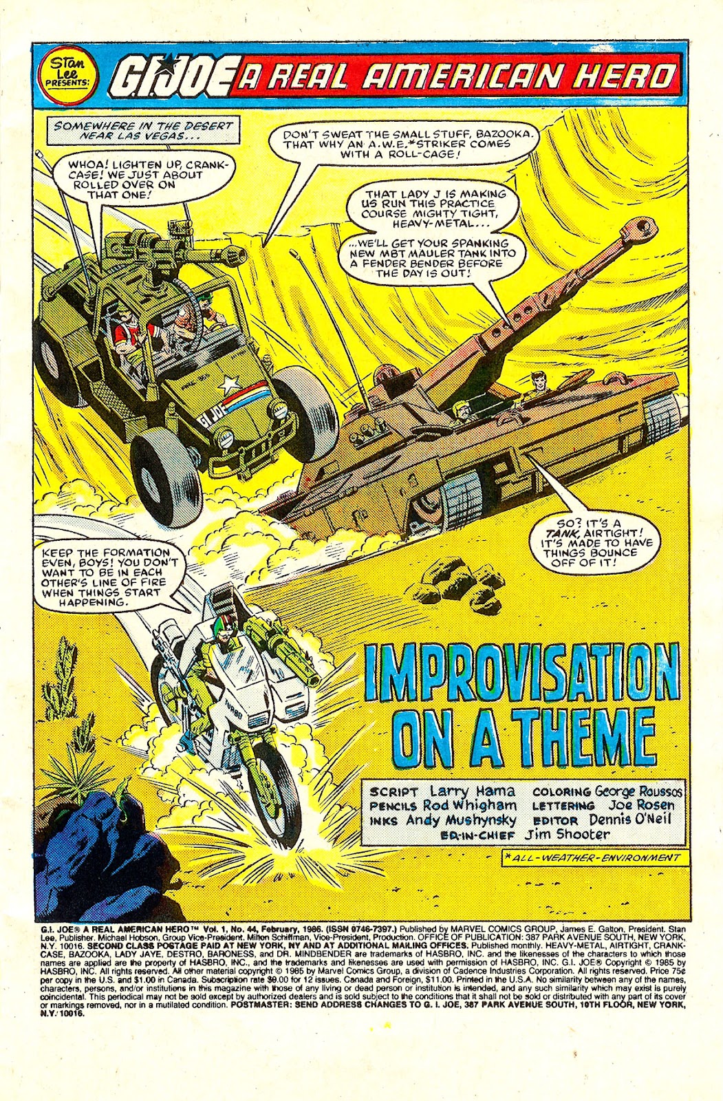 G.I. Joe: A Real American Hero issue 44 - Page 2