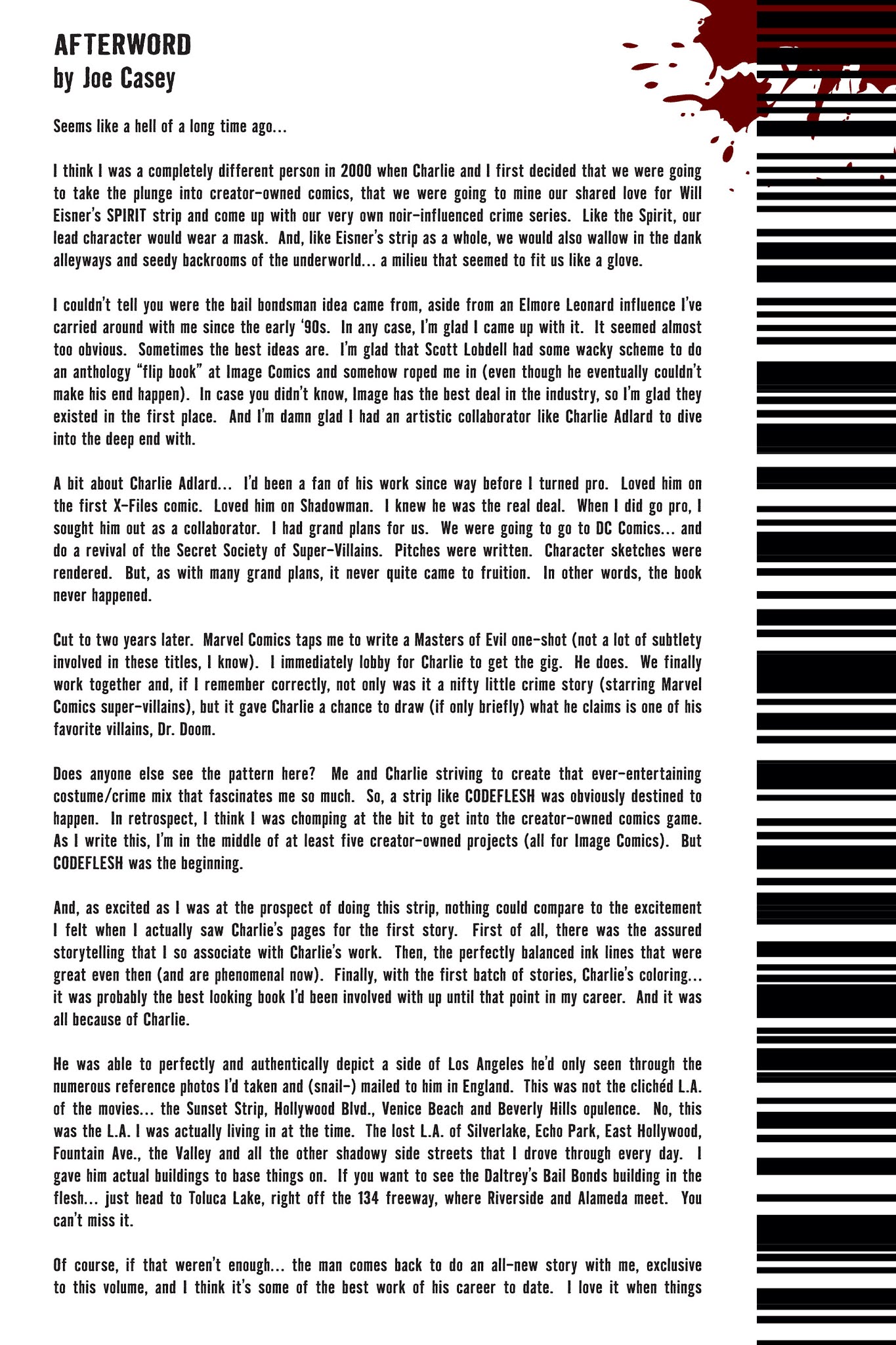 Read online Codeflesh, The Definitive Edition Hardcover comic -  Issue # TPB - 133