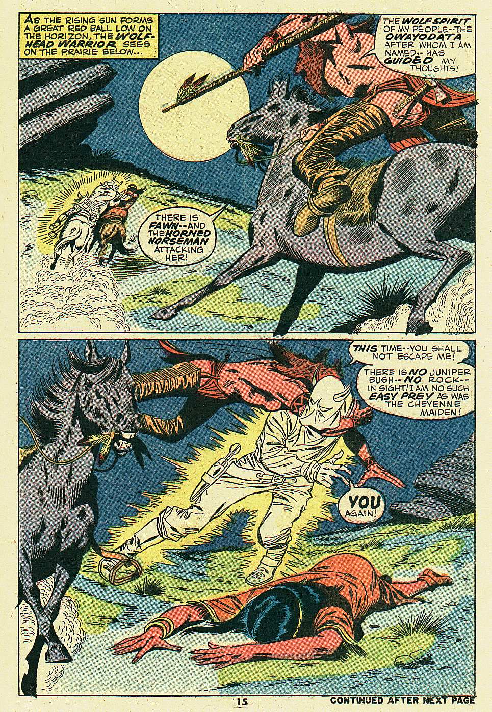 Read online Red Wolf (1972) comic -  Issue #6 - 12