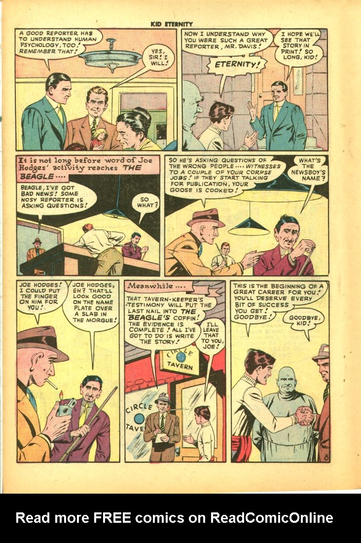 Read online Kid Eternity (1946) comic -  Issue #9 - 10