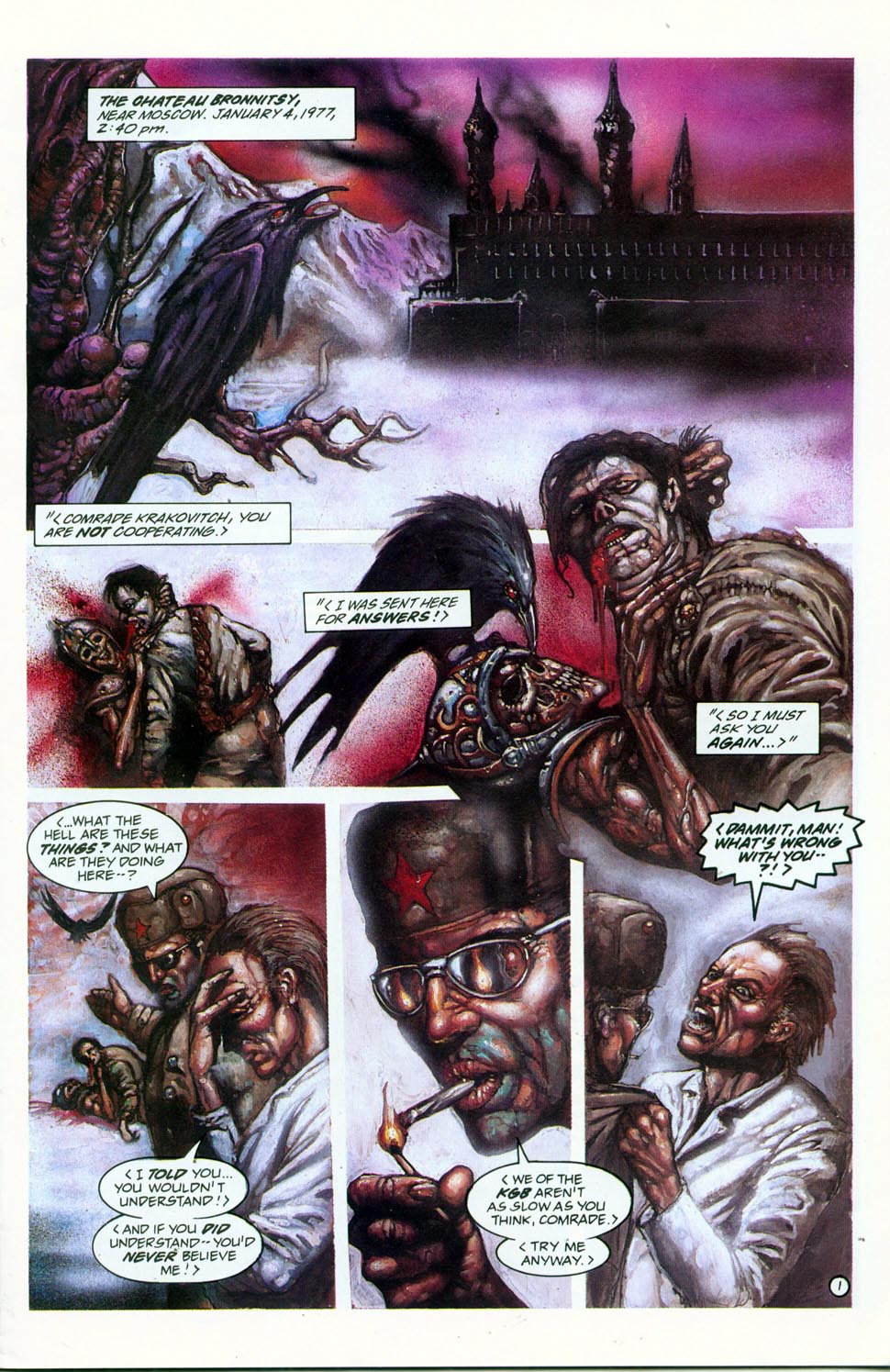Read online Necroscope Book II: Wamphyri comic -  Issue #1 - 4