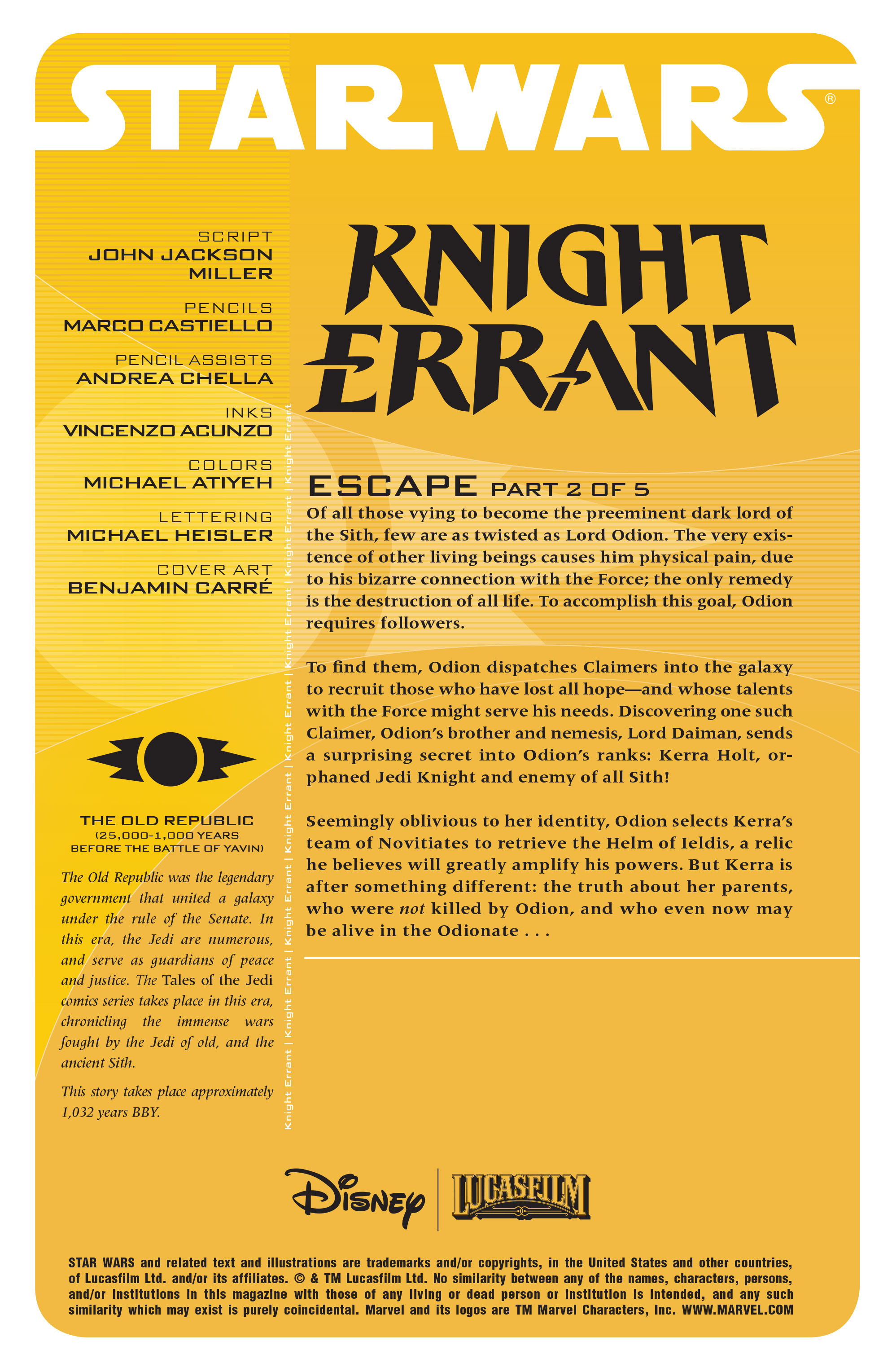 Read online Star Wars: Knight Errant - Escape comic -  Issue #2 - 2