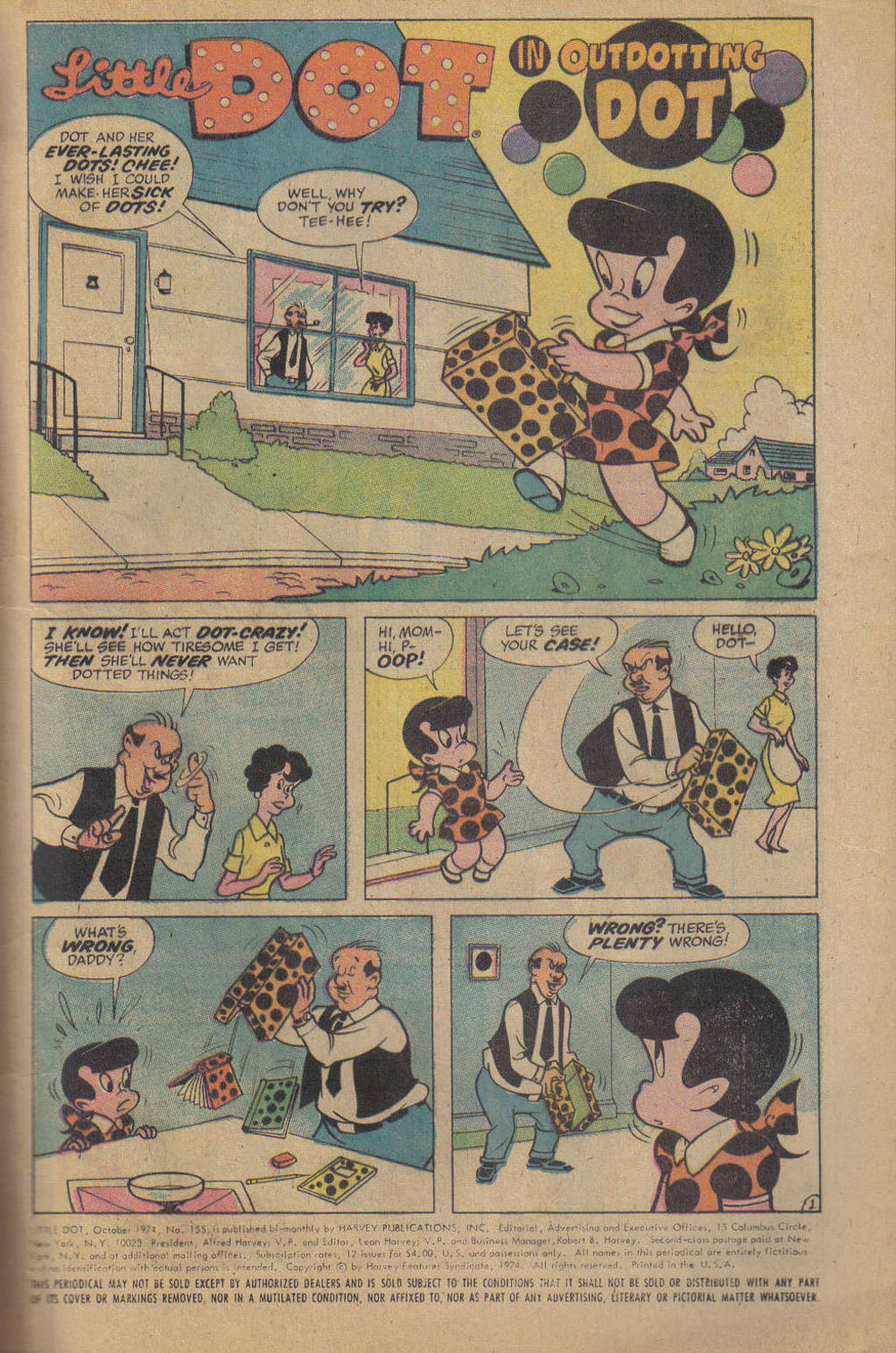 Read online Little Dot (1953) comic -  Issue #155 - 5