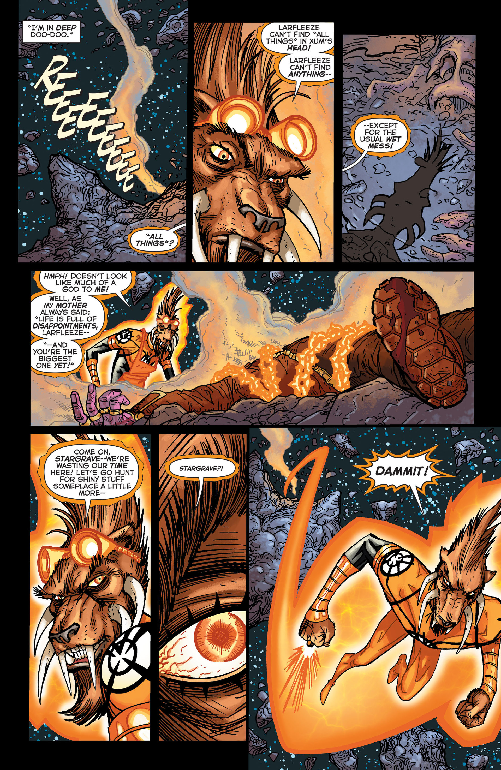 Read online Larfleeze comic -  Issue #9 - 16