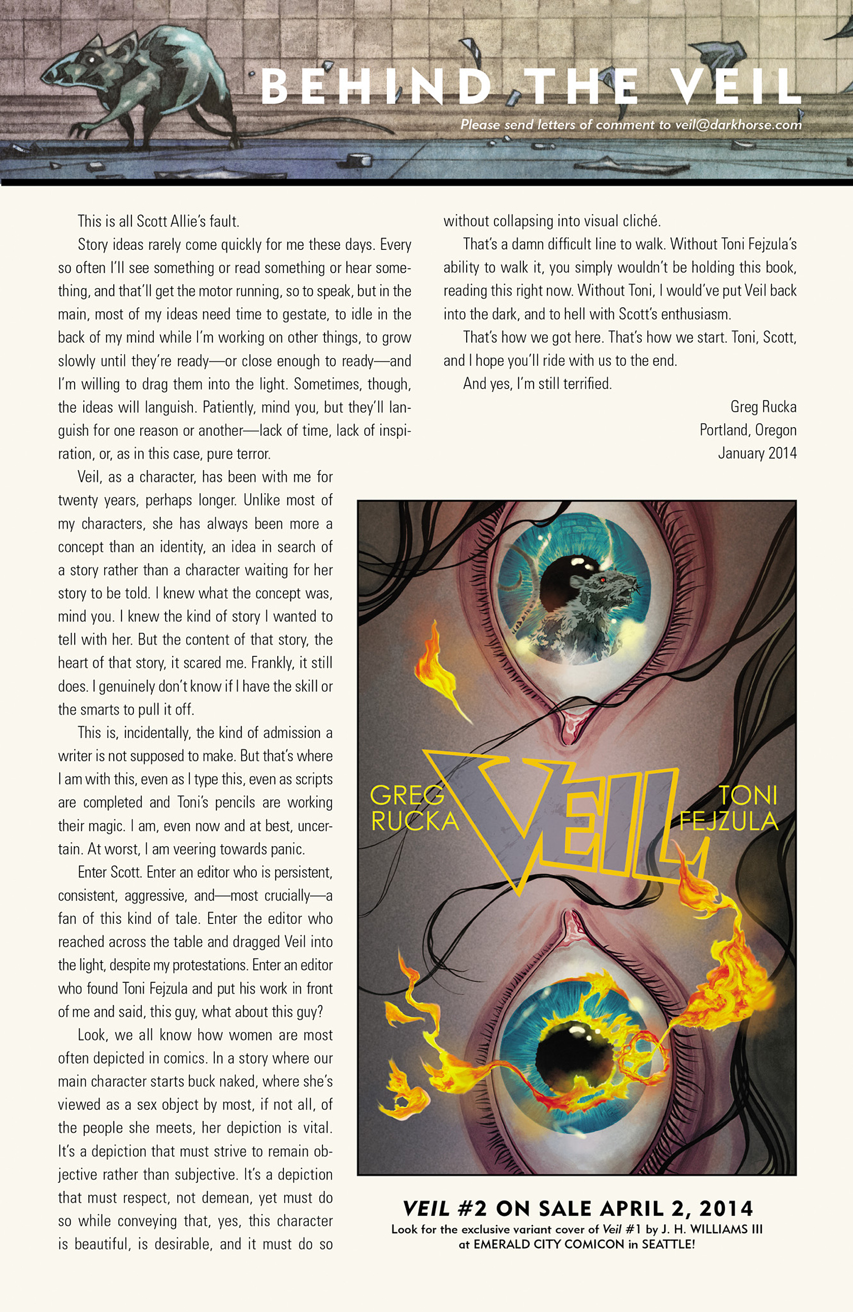 Read online Veil comic -  Issue #1 - 25