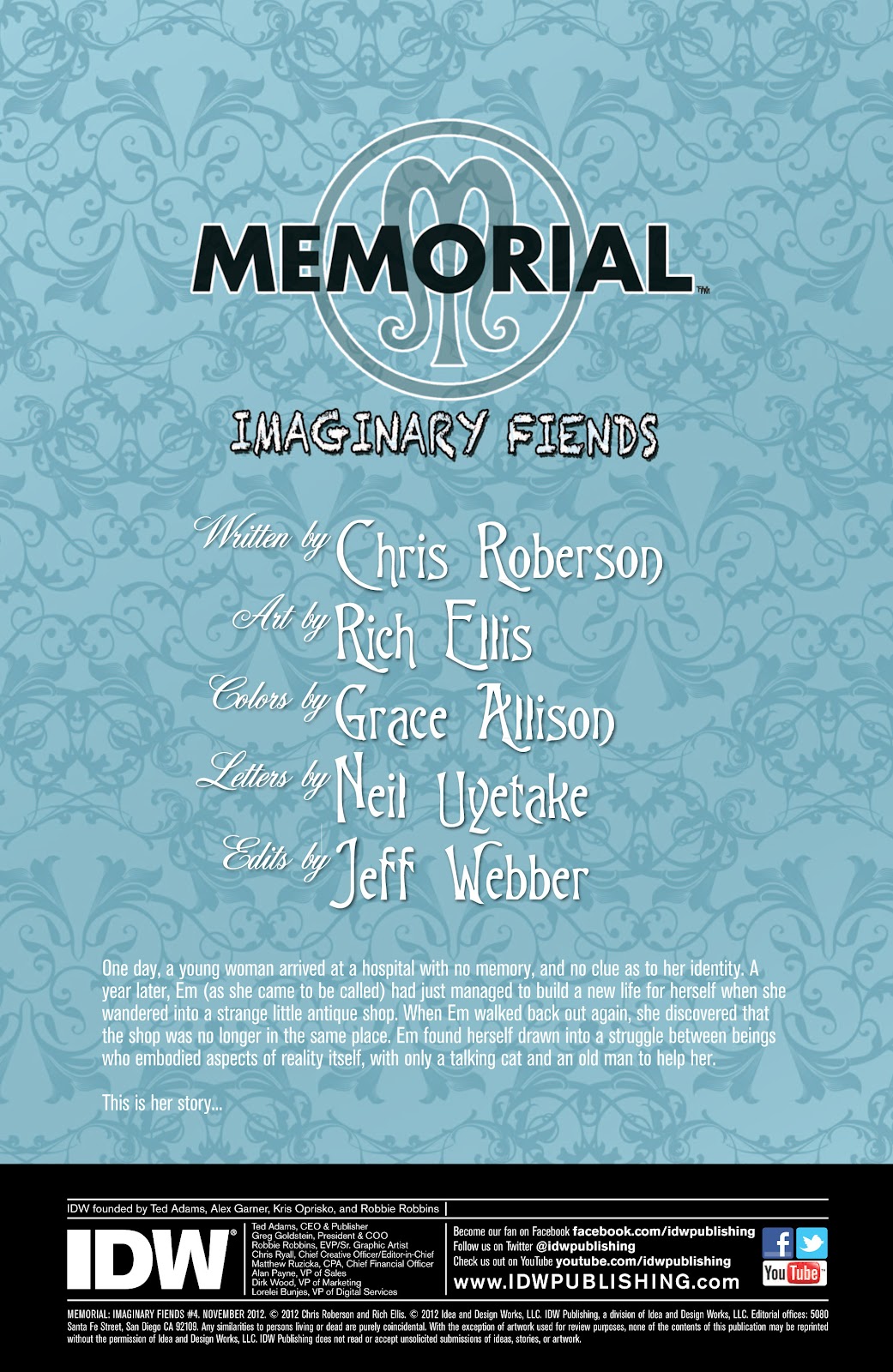 Memorial: Imaginary Fiends issue 4 - Page 2