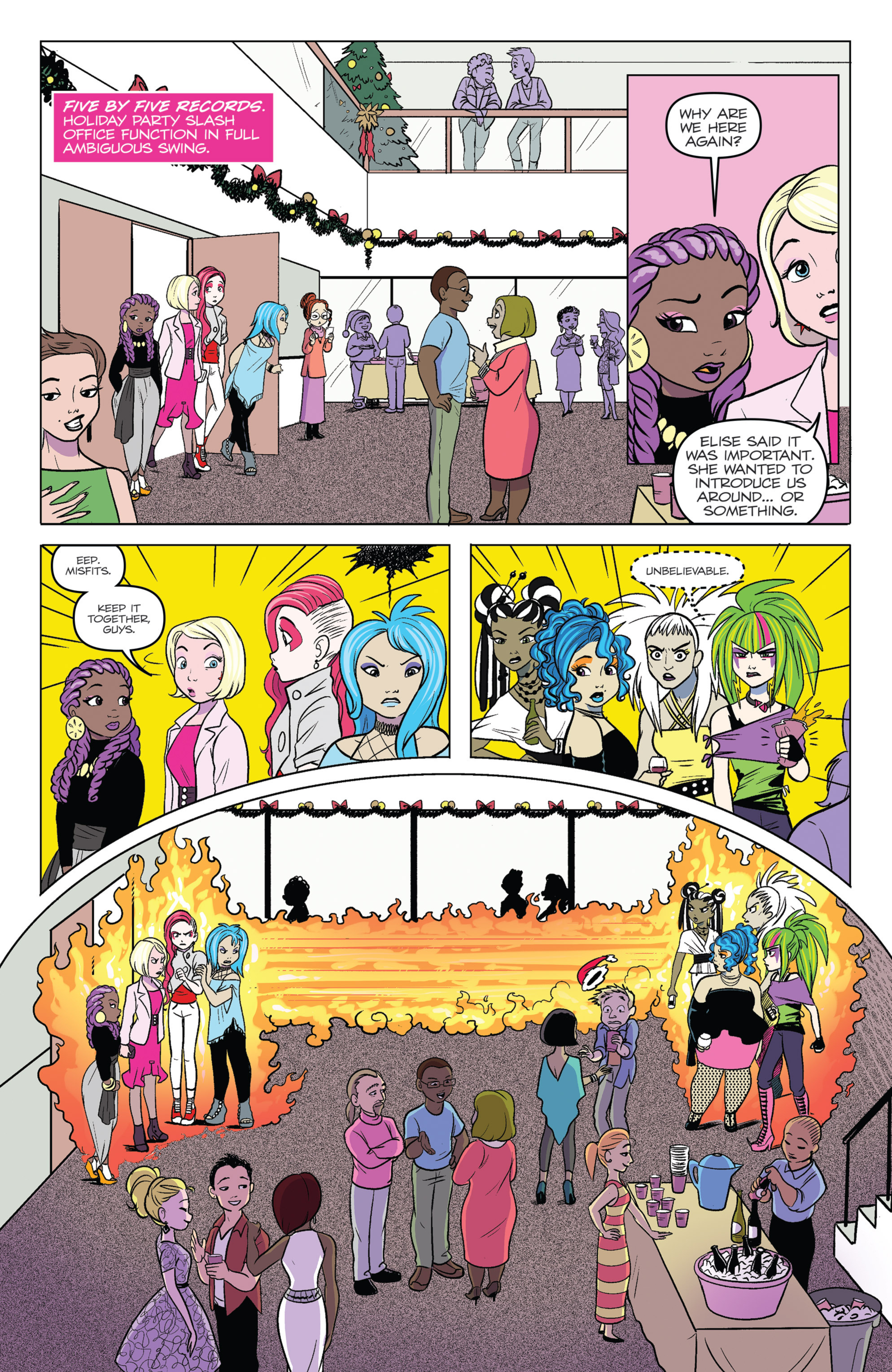Read online Jem and The Holograms comic -  Issue # _Special - Holiday Special - 9