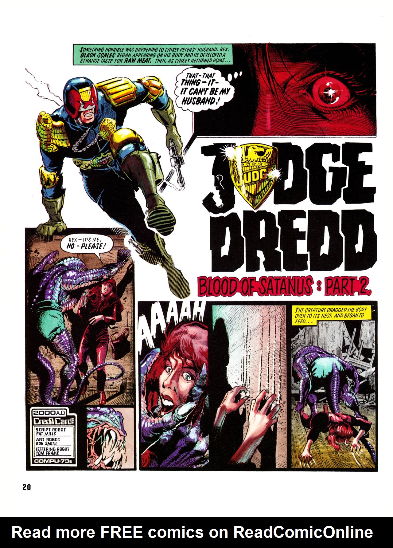 Read online Judge Dredd Definitive Editions comic -  Issue # TPB Bad Science - 20