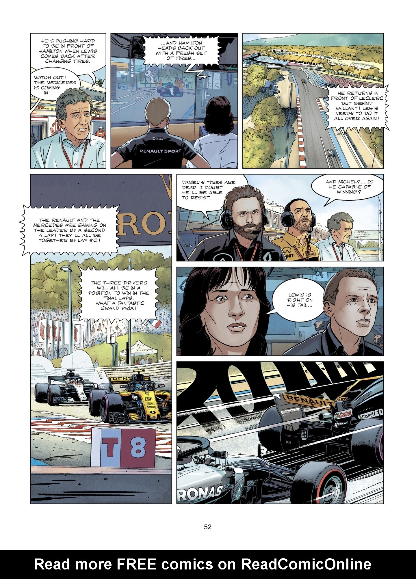 Read online Michel Vaillant comic -  Issue #8 - 52