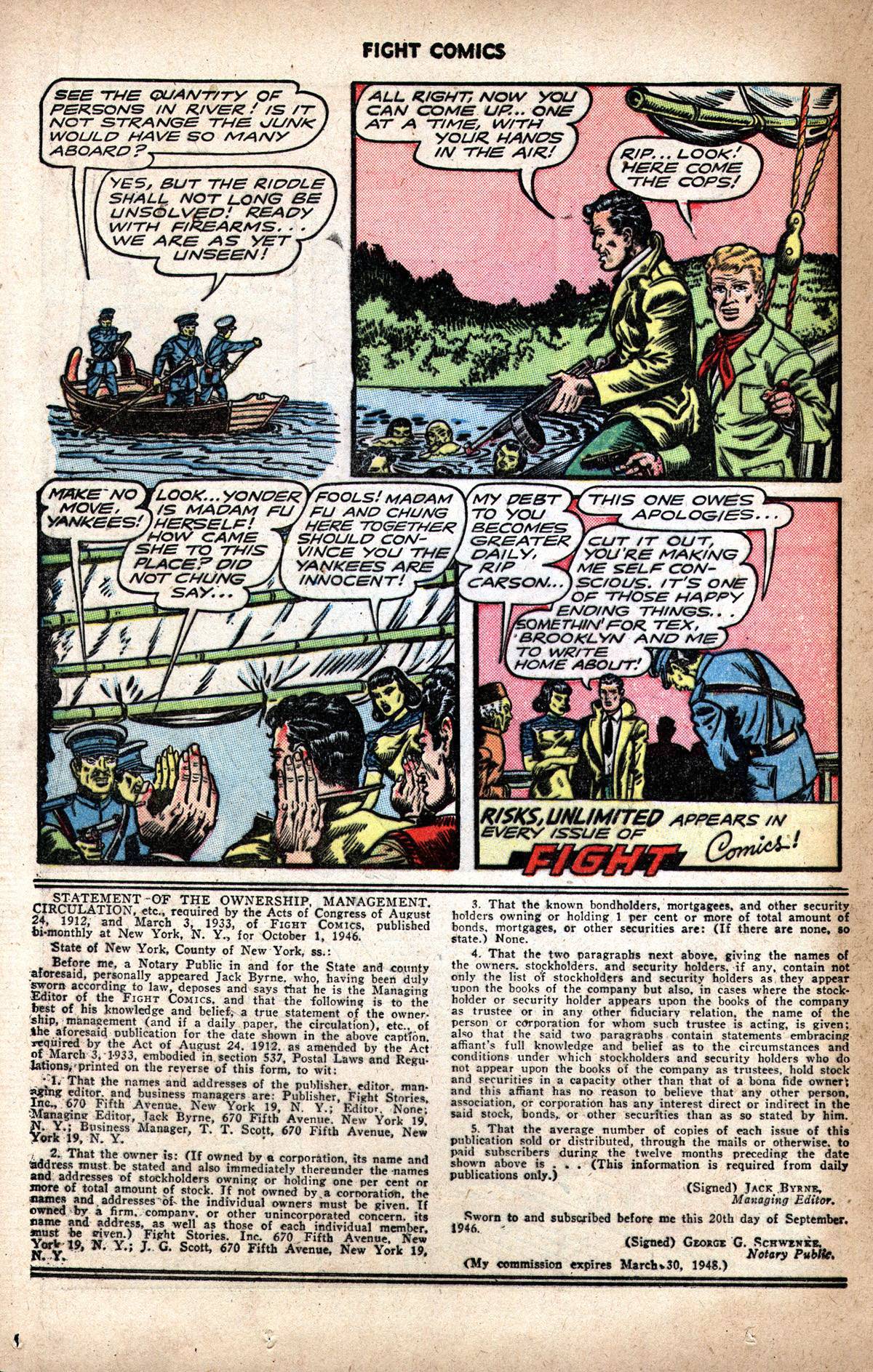 Read online Fight Comics comic -  Issue #49 - 20