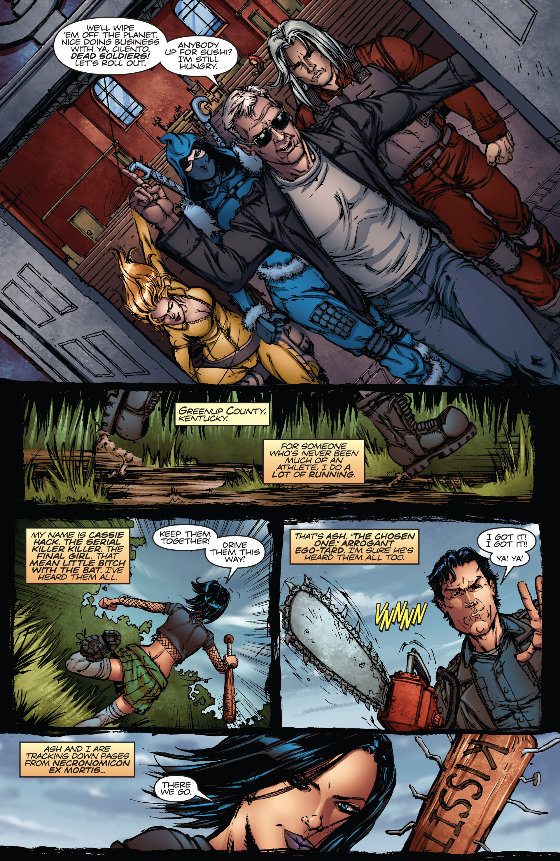Read online Army of Darkness vs. Hack/Slash comic -  Issue #3 - 7