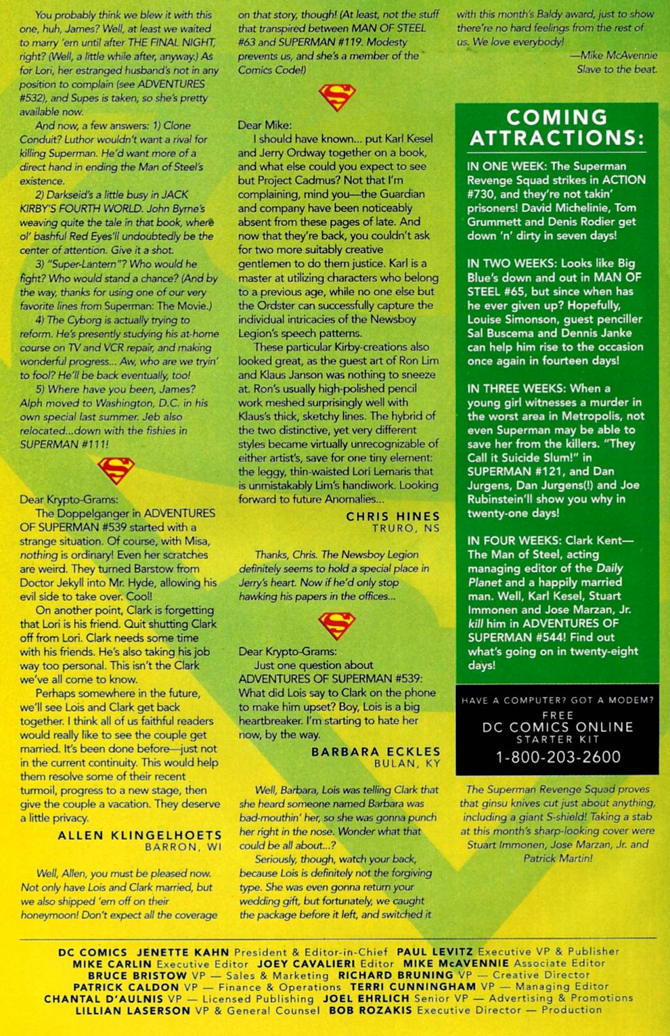 Read online Adventures of Superman (1987) comic -  Issue #543 - 25