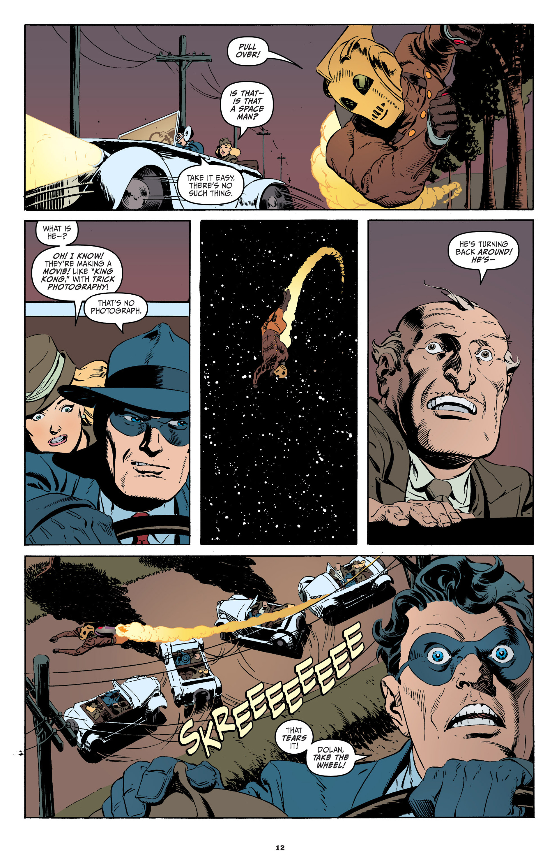 Read online The Rocketeer/The Spirit: Pulp Friction comic -  Issue #1 - 14