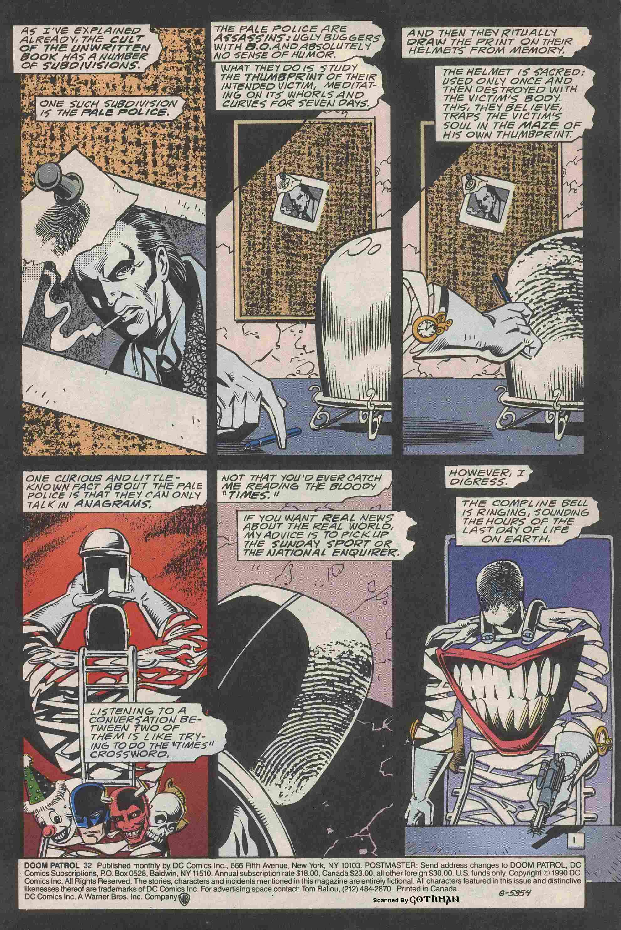 Read online Doom Patrol (1987) comic -  Issue #32 - 3