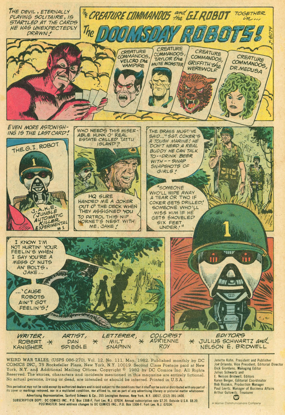 Read online Weird War Tales (1971) comic -  Issue #111 - 3