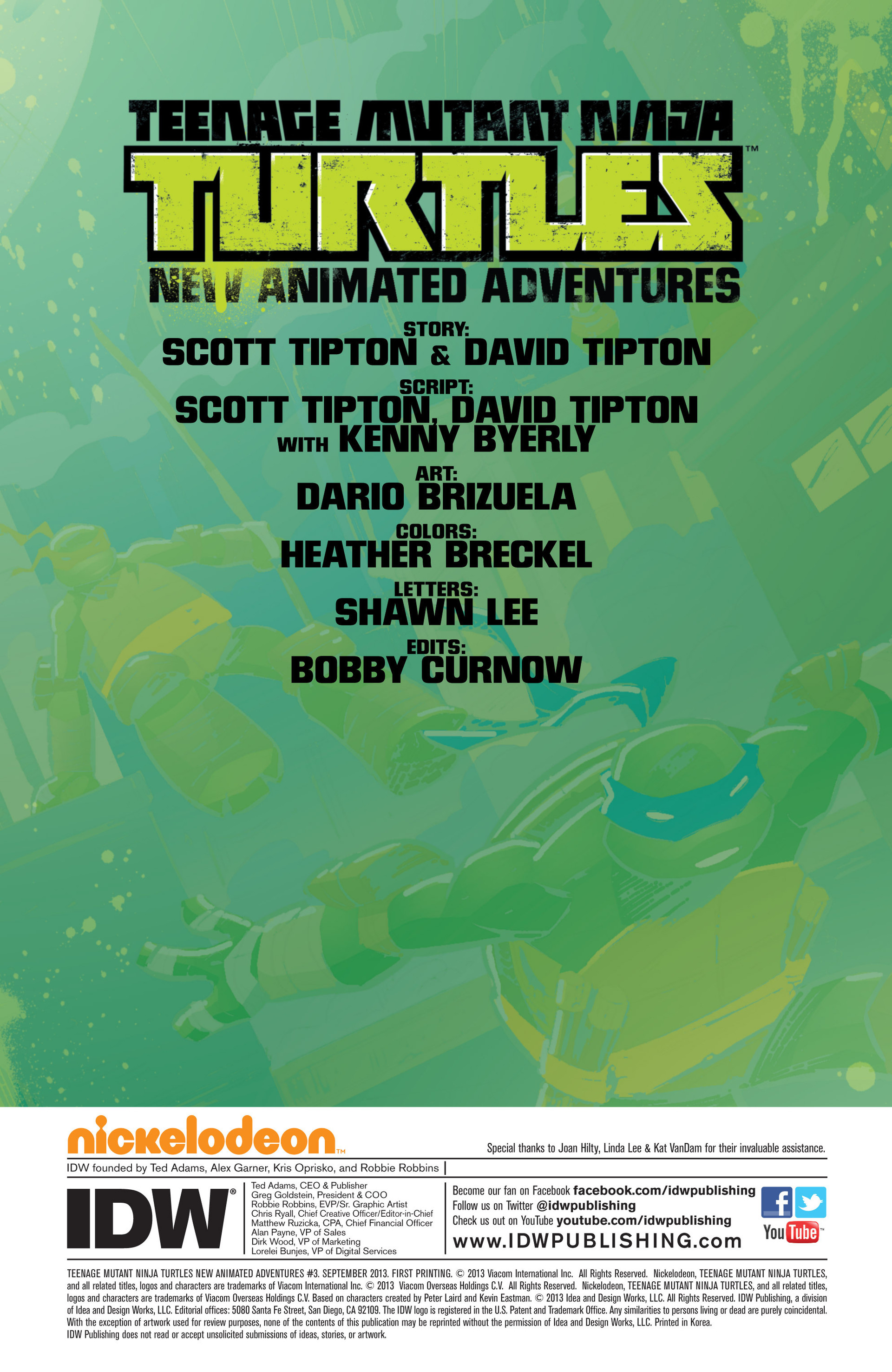 Read online Teenage Mutant Ninja Turtles New Animated Adventures comic -  Issue #3 - 2