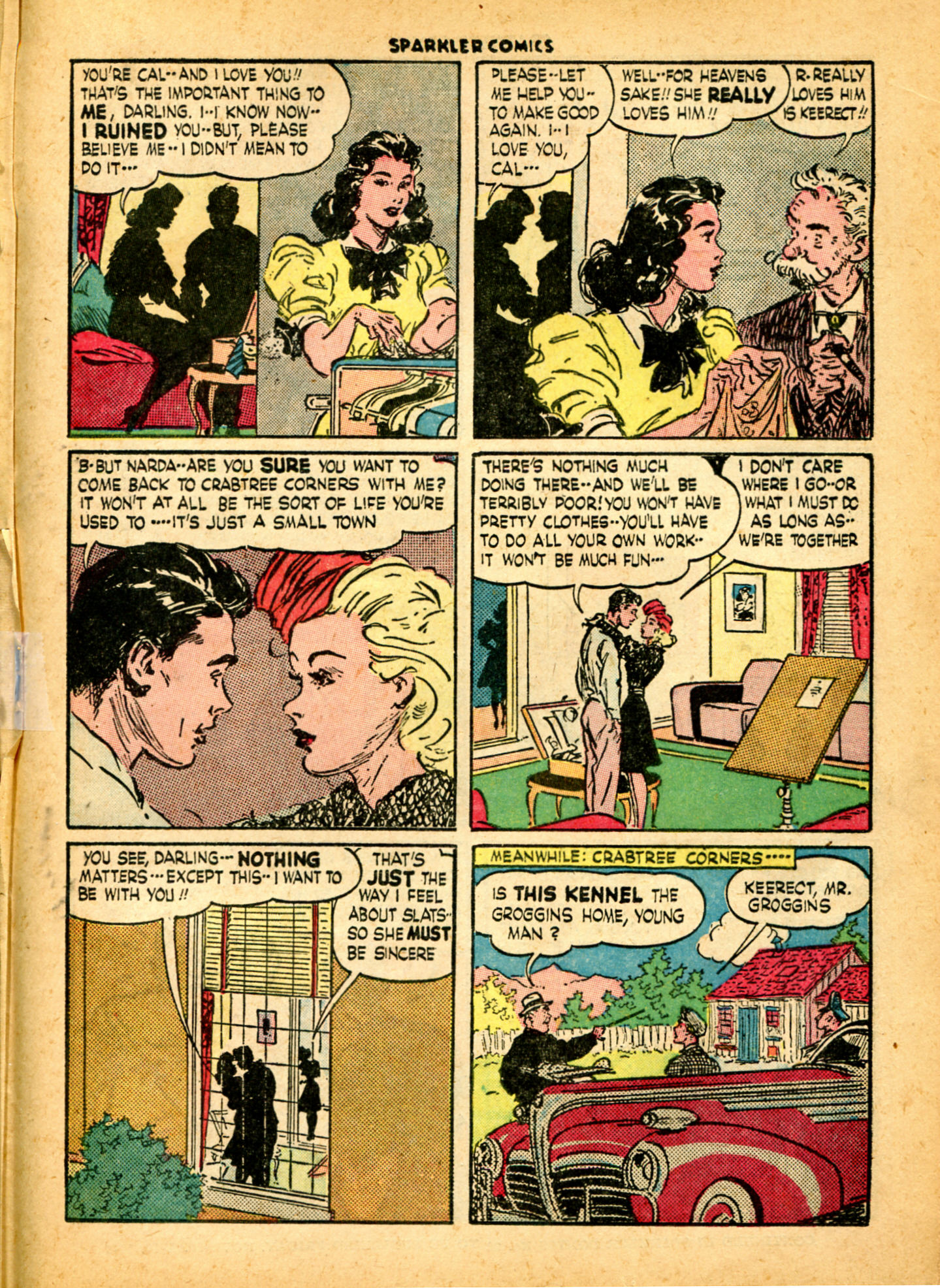 Read online Sparkler Comics comic -  Issue #27 - 39